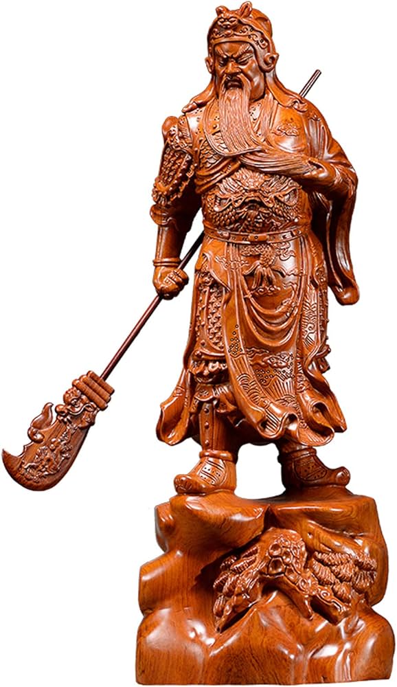 Amazon.co.jp: 三国志 関羽像 関羽様 関公像 置物 中国伝統美術品 立像