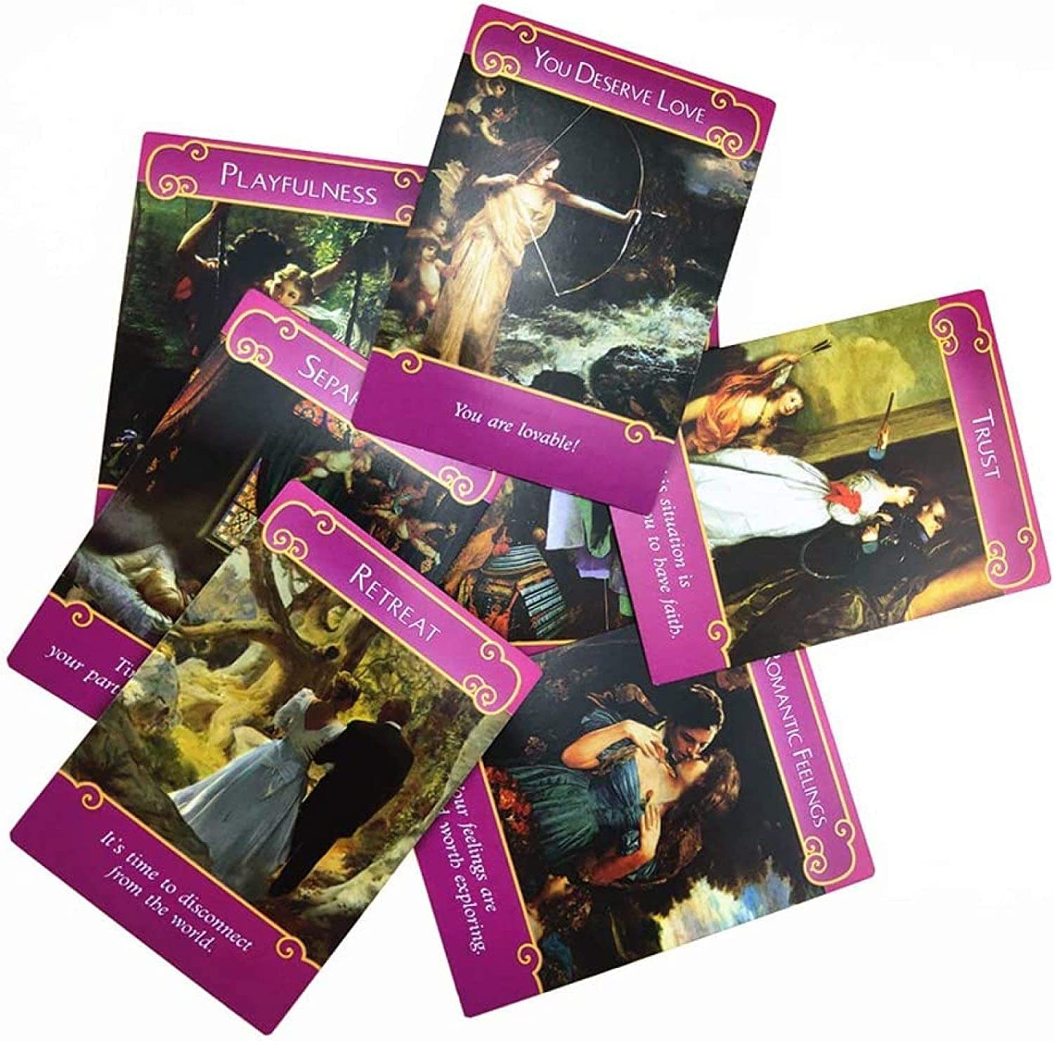 Amazon.co.jp: タロットカードオラクルカード44枚ロマンスエンジェル