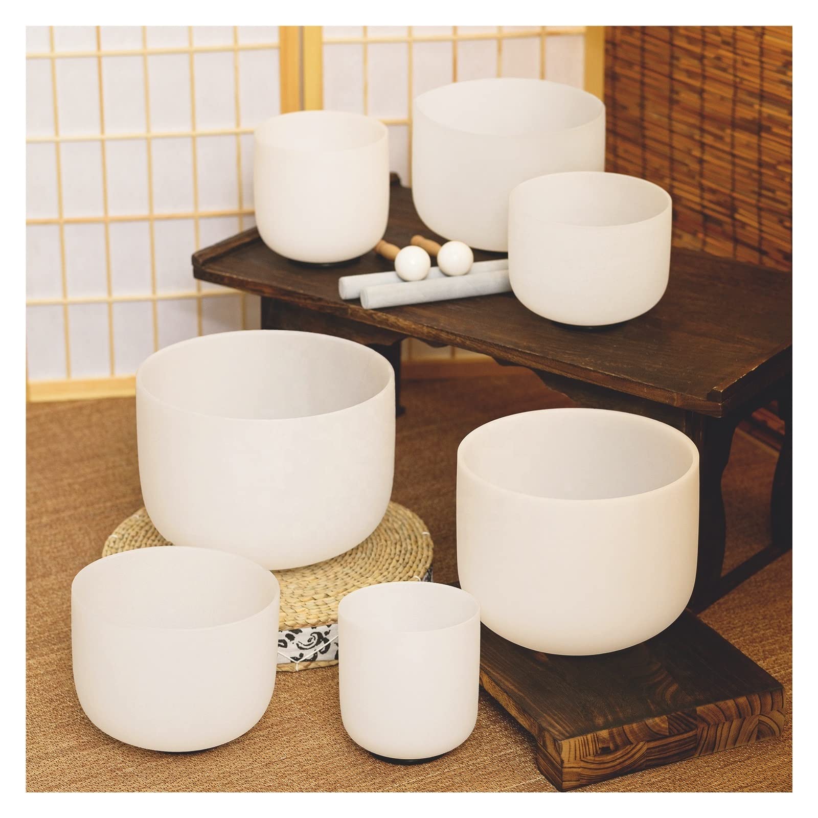 Amazon.co.jp: 8インチ～14インチ。432hz フロスト クォーツ