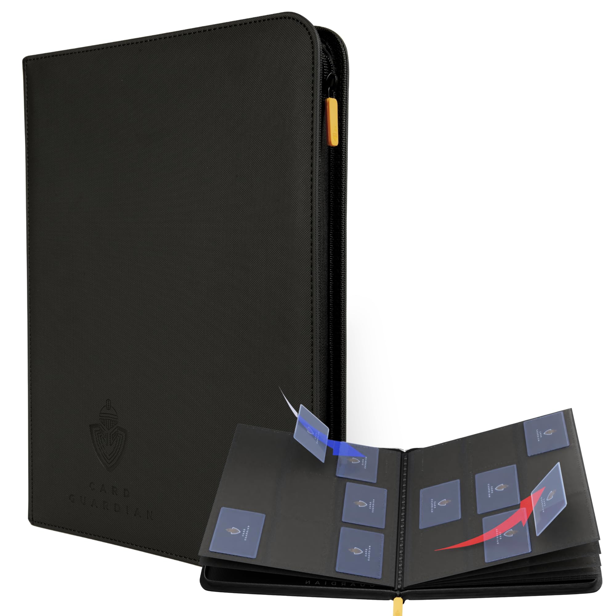 Amazon.com: Card Guardian - 9 Pocket Premium Black Card Binder