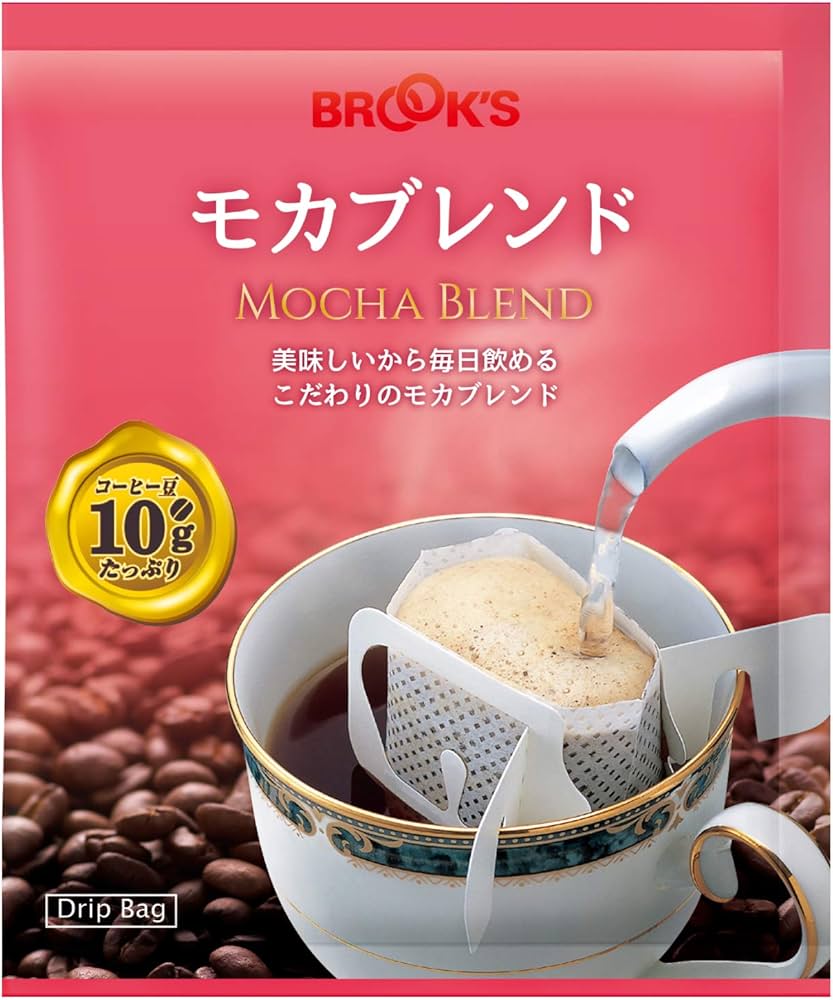 Amazon.co.jp: 10g入り ドリップバッグコーヒー モカブレンド90袋