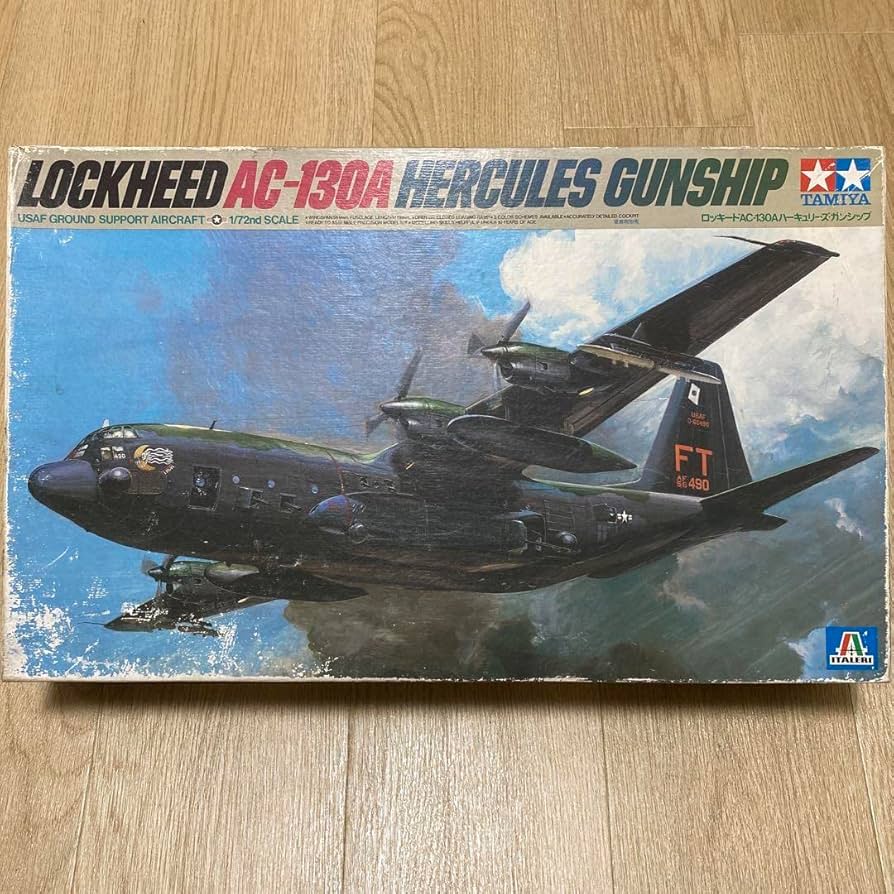 Amazon.co.jp: TAMIYA LOCKHEED AC-130A HERCULES GUNSHIP : おもちゃ