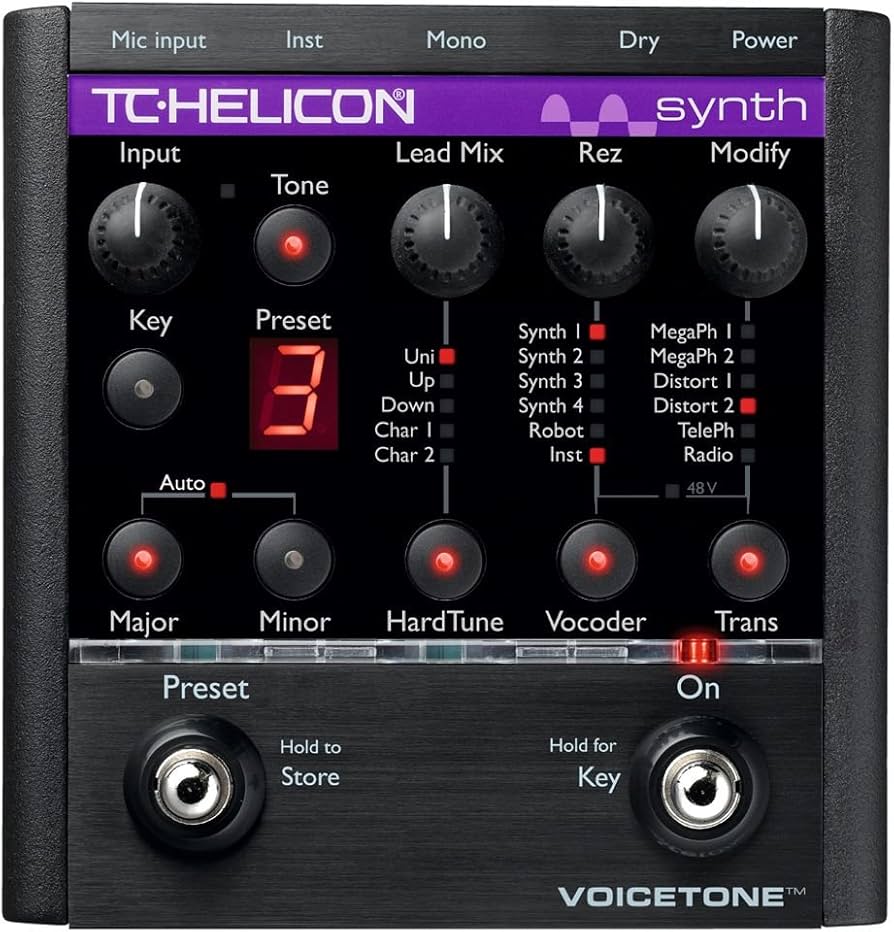 Amazon | TC-HELICON VoiceTone Synth | エフェクター・プロセッサー