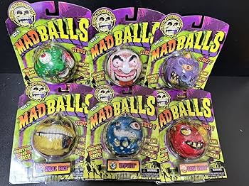 Amazon.co.jp: 未開封 MADBALLS BASIC FUN マッドボール 6種類 : おもちゃ