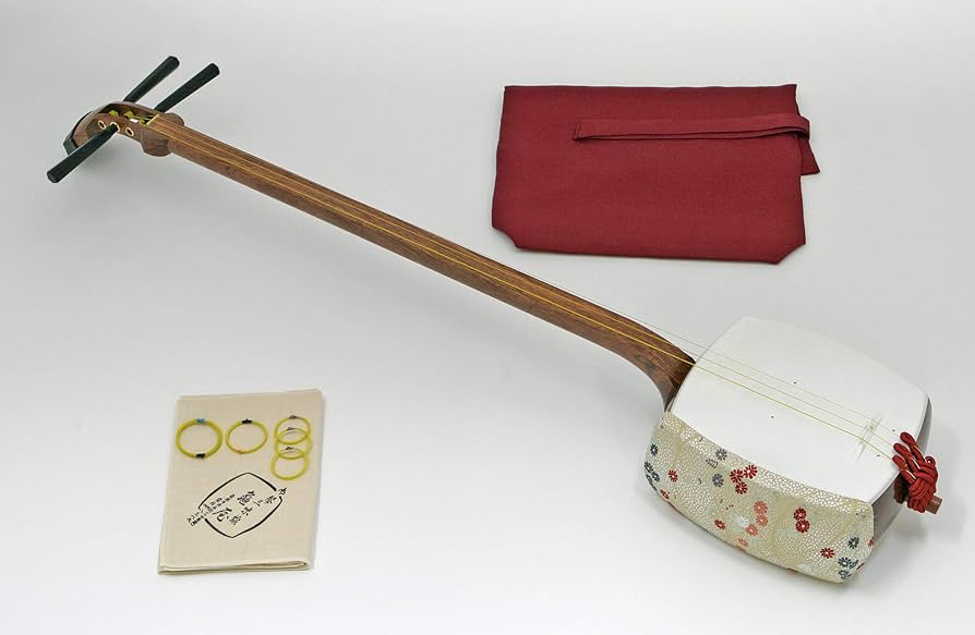 Amazon | 三味線亀屋 お稽古用花林三味線 本皮仕上げ | 三味線 | 楽器