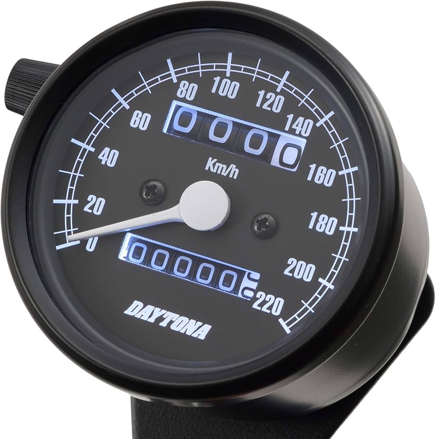 Amazon.co.jp: デイトナ(Daytona) バイク用 機械式 スピードメーター