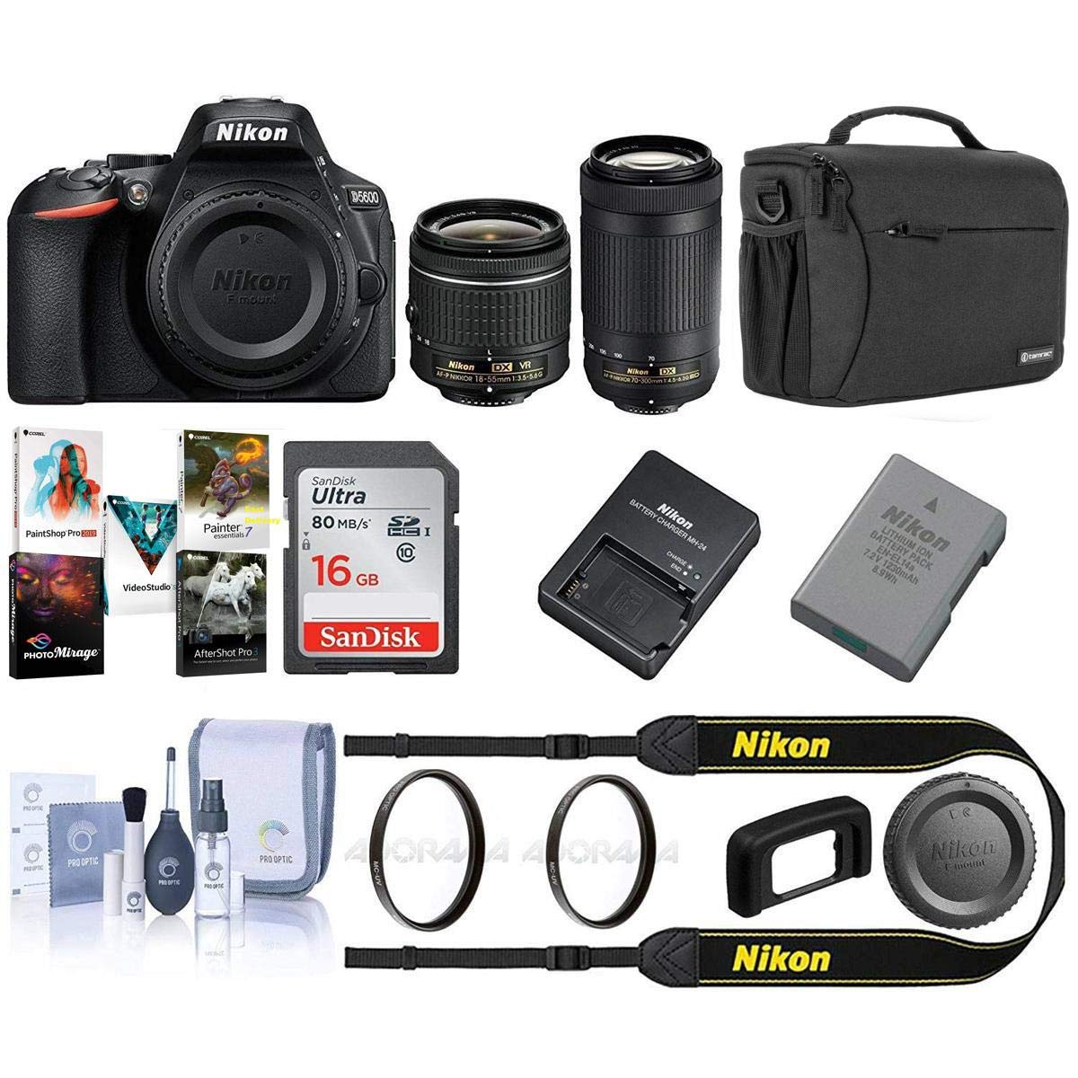 Amazon.com : Nikon D5600 DSLR Camera Kit w/AFP DX 18-55mm f/3.5