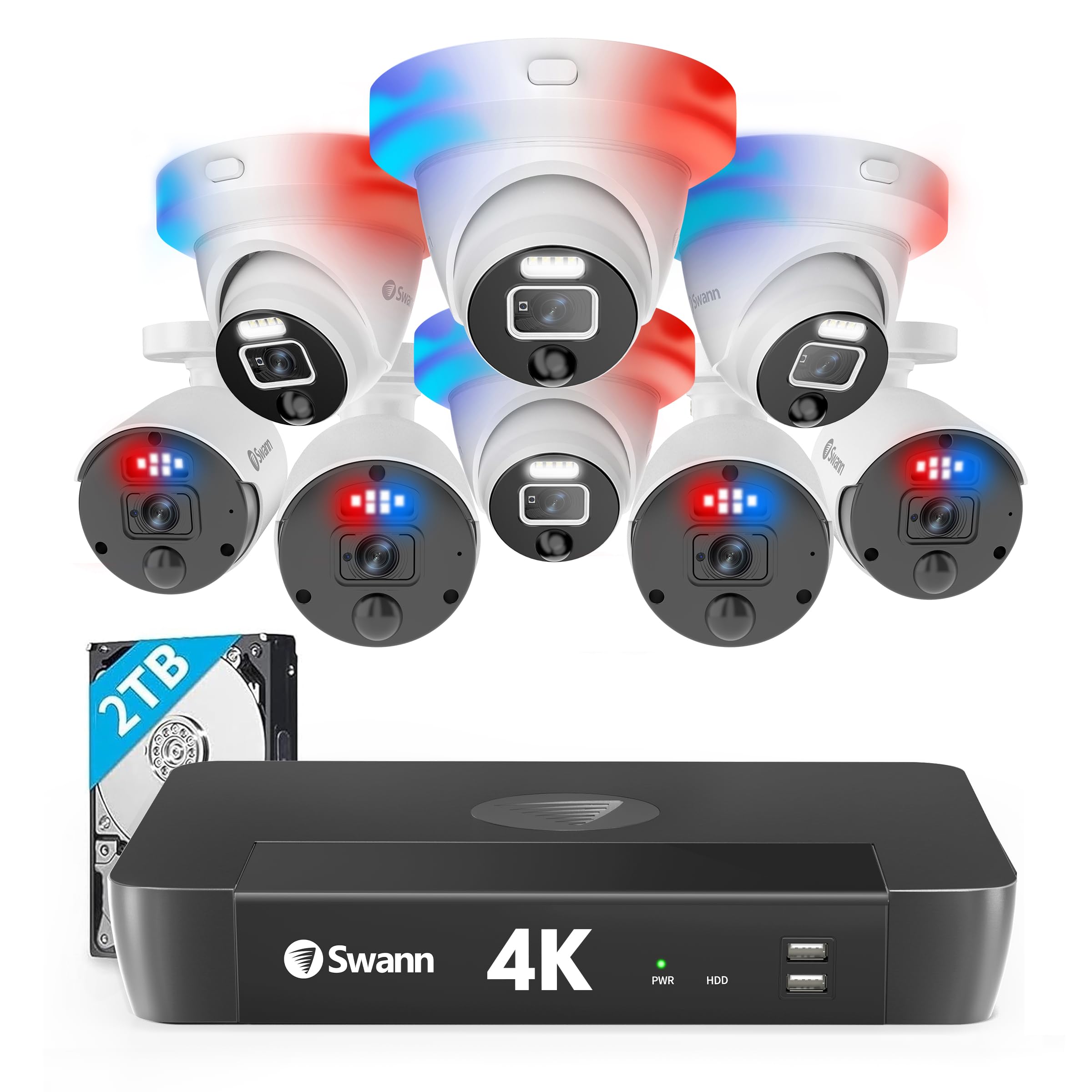 Amazon.com: Enforcer 4K Ultra HD 8 Channel NVR with 4 Bullets and