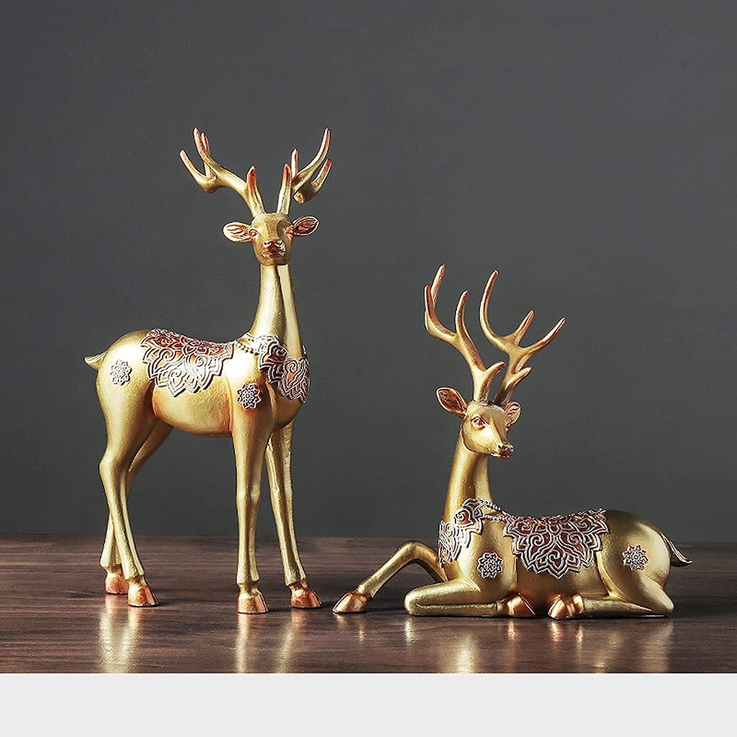 Amazon.co.jp: 置物 鹿の置物 おしゃれ 卓上 北欧 オブジェ 小物置き