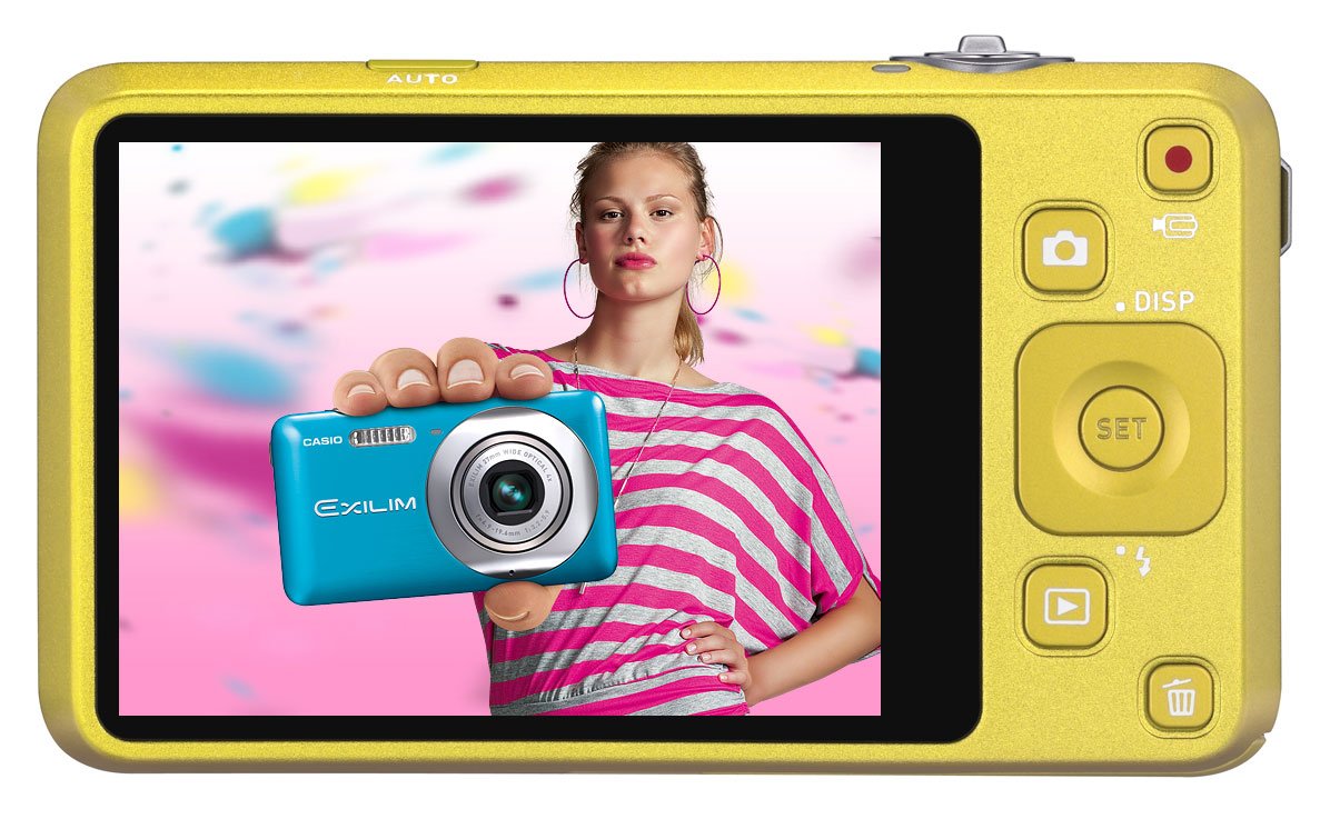 CASIO EXILIM EX-Z800 デジカメ イエロー 動作確認済 SD付 CASIO