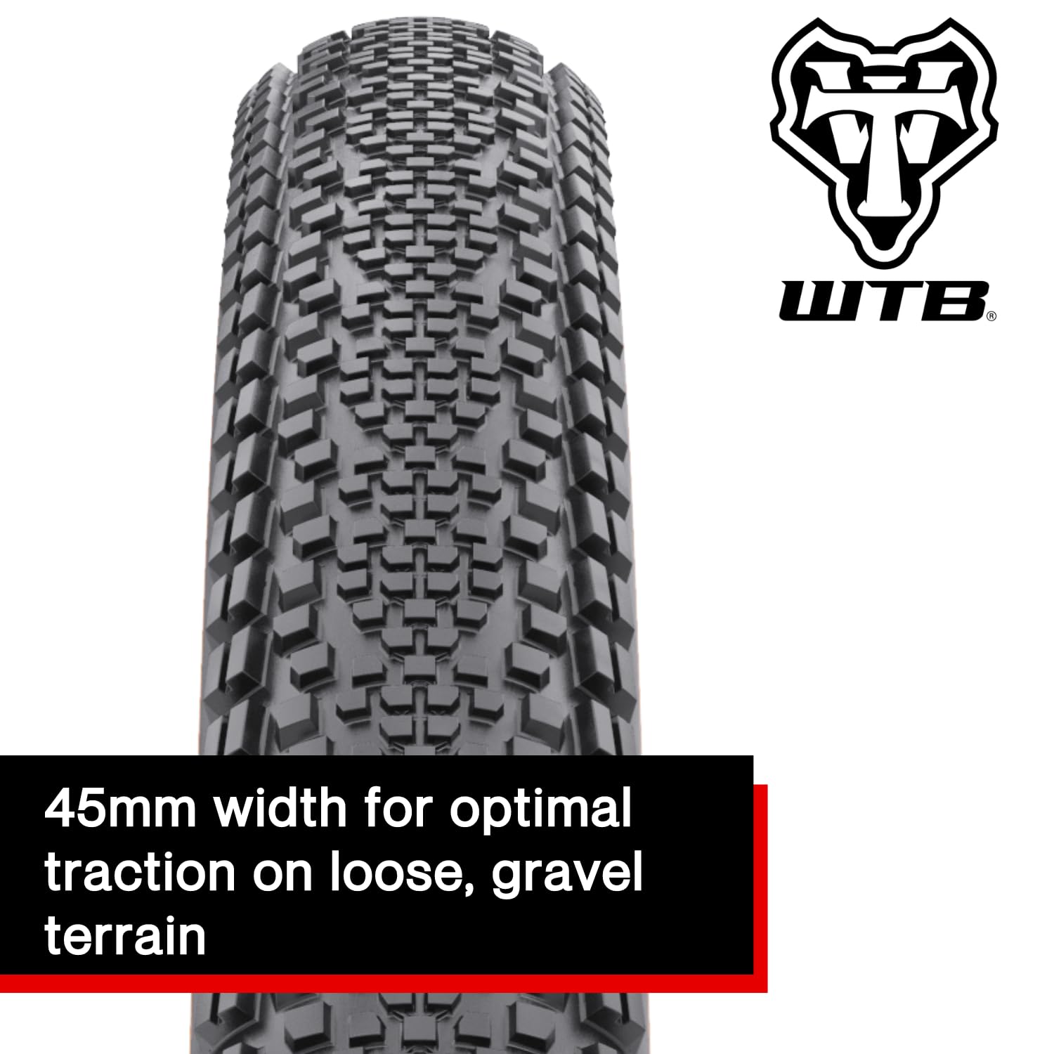 Amazon | WTB Riddler 700 x 45 グラベルバイクタイヤ チューブレス