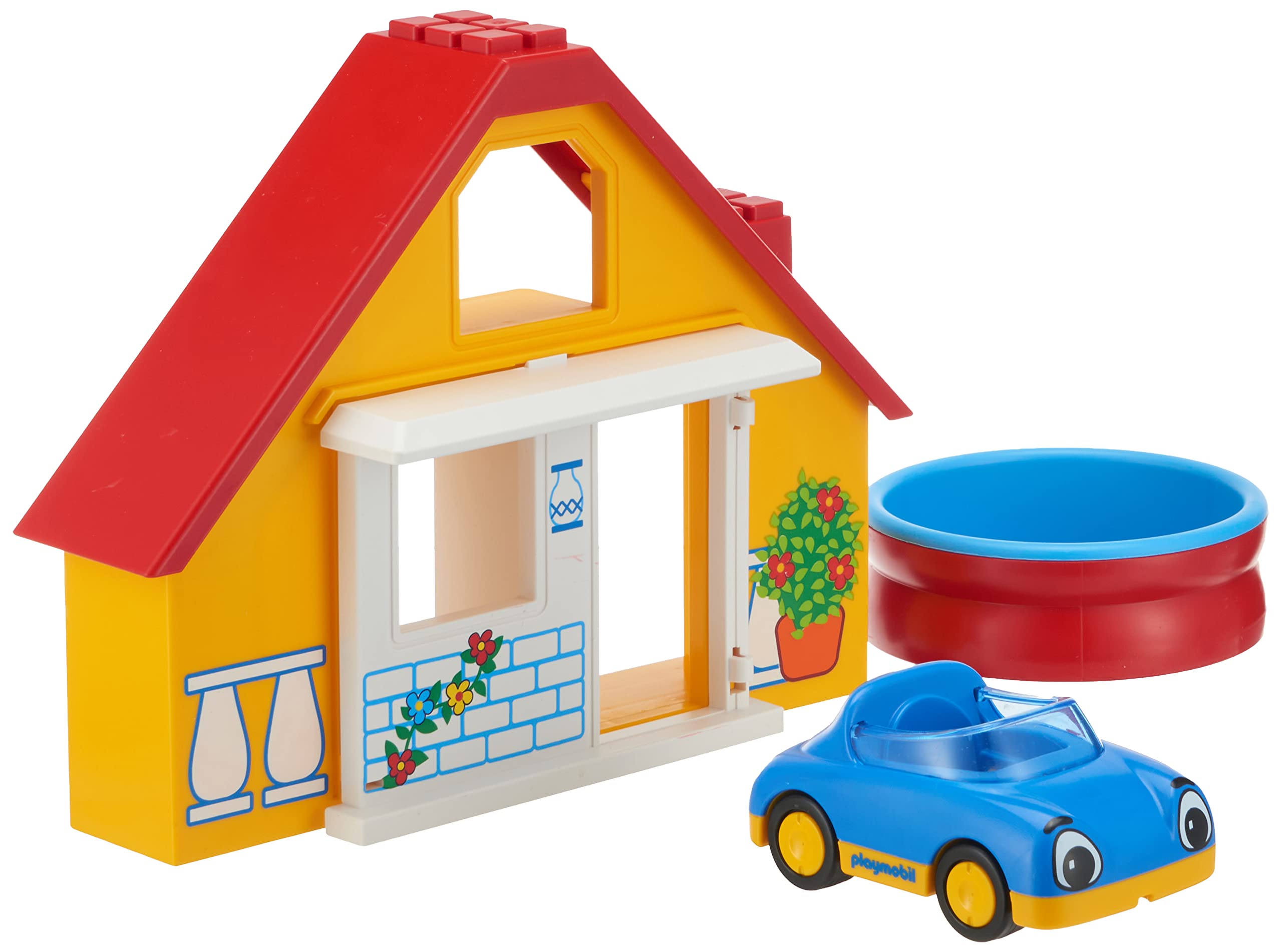 Amazon.co.jp: プレイモービル - ホリデーホーム、9527、カラフル