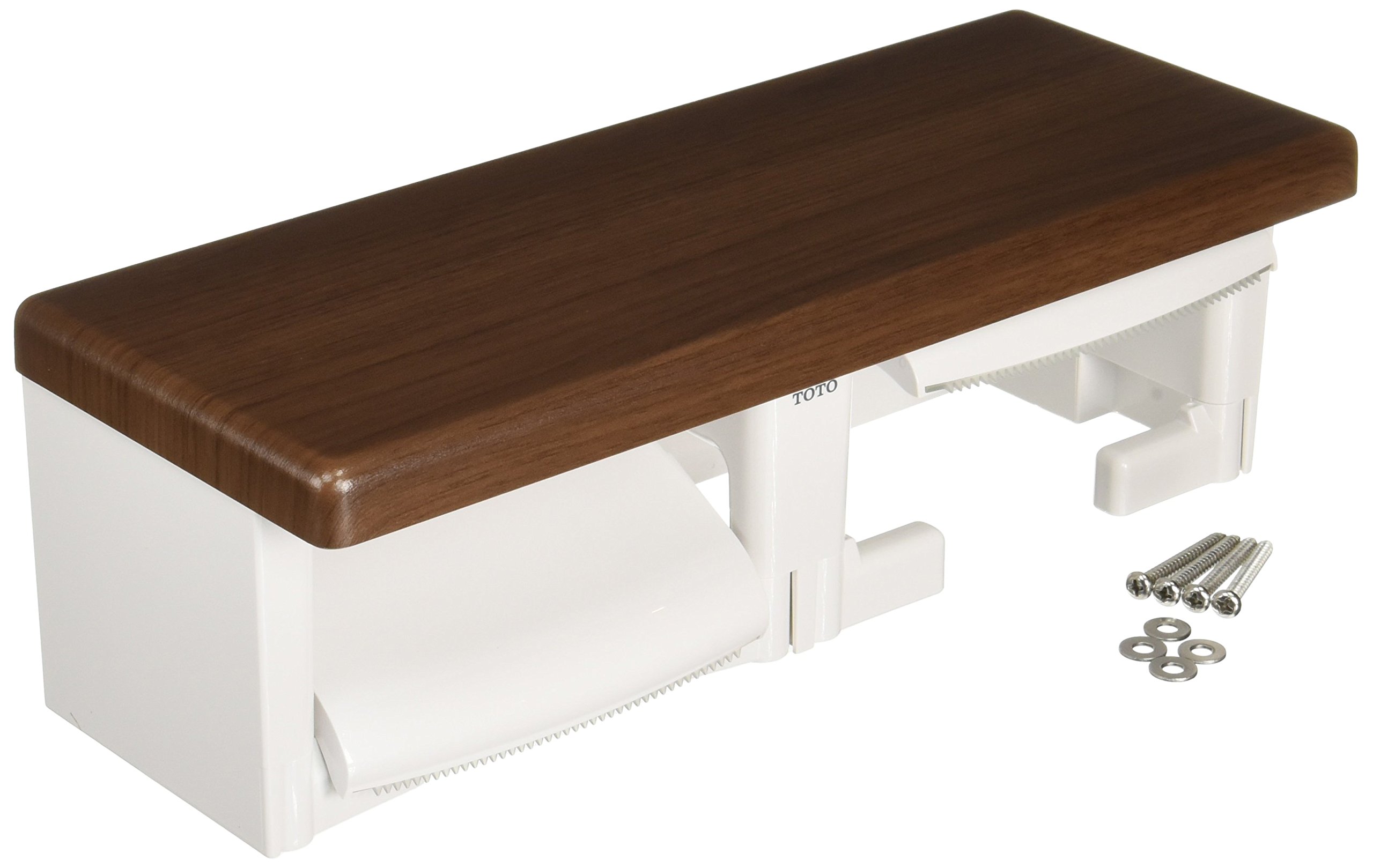 Amazon | TOTO 二連紙巻器 棚付き(木質) 樹脂製 ダルブラウン YH600FM