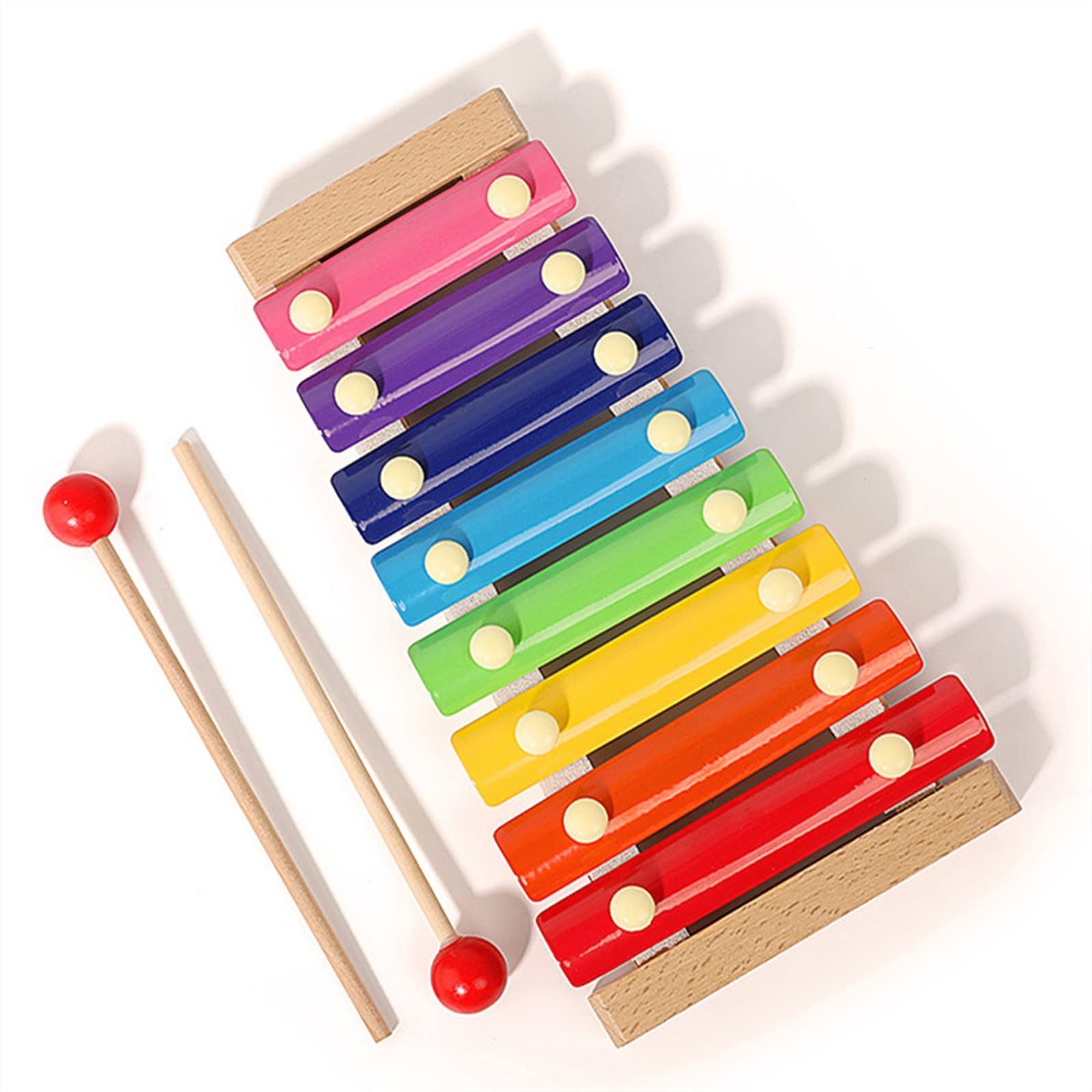 Amazon.co.jp: 木琴楽器 子供に安全なマレット付き木琴木製木琴 : 楽器