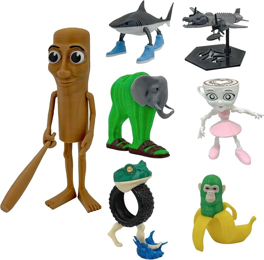 Amazon | TungTungTungSahur ミニフィギュア トゥントゥントゥンサ