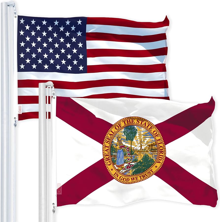 Amazon.com : G128 Combo Pack: USA American Flag 3x5 Ft 150D