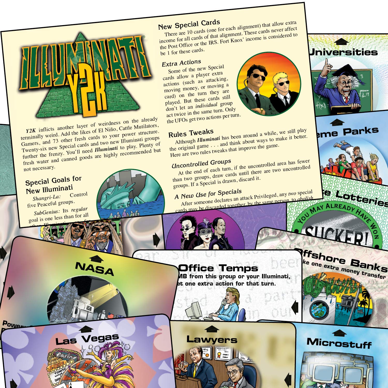 Amazon.com: Steve Jackson Games Illuminati Y2K : Jackson, Steve