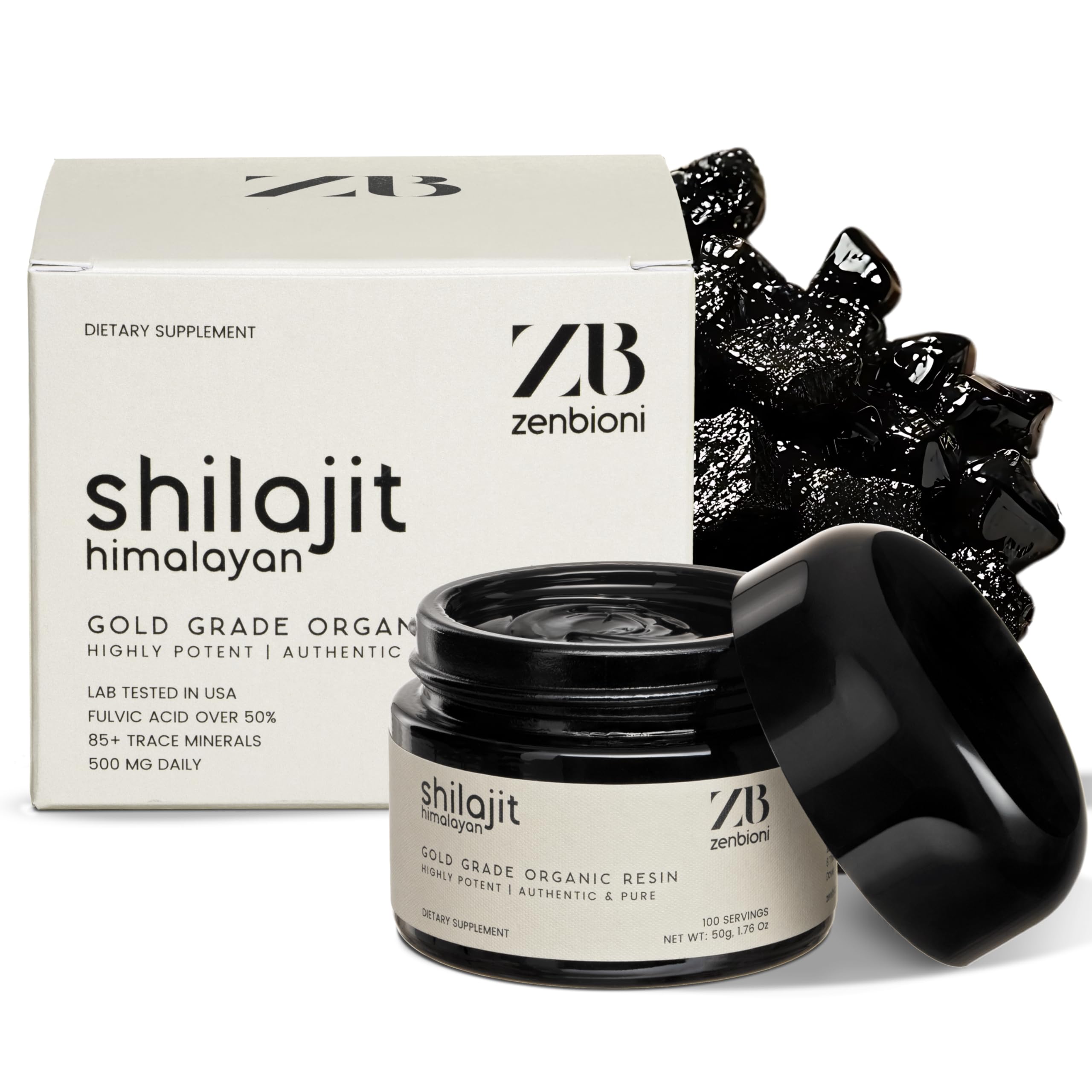 Amazon.com: zenbioni Pure Himalayan Shilajit Resin - 50g Organic