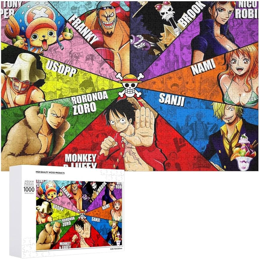 Amazon.co.jp: ワンピース／ONE PIECE ジグソーパズル 木製 パズル