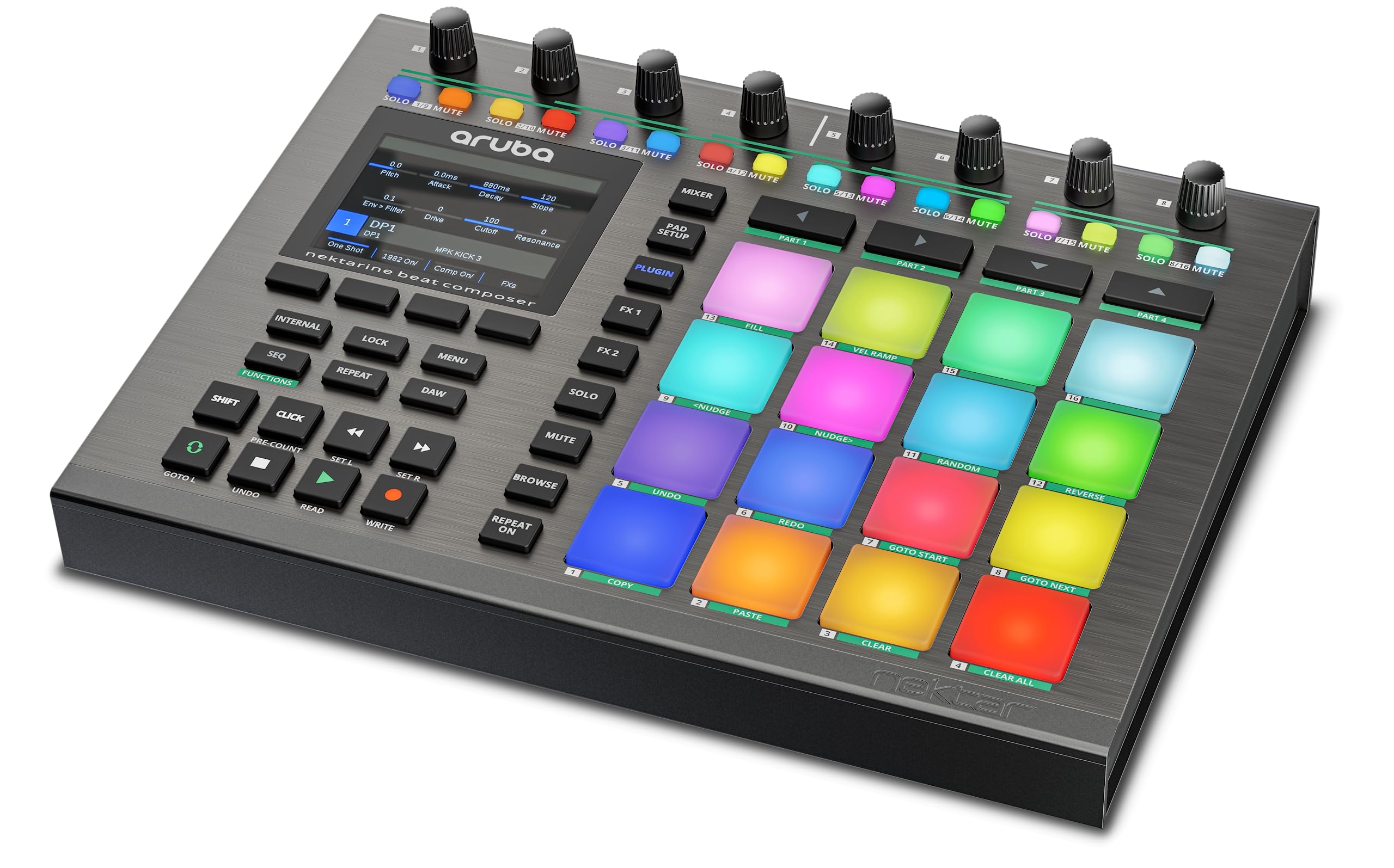 Amazon | Nektar Aruba Beat Composer | MIDIコントローラー | 楽器