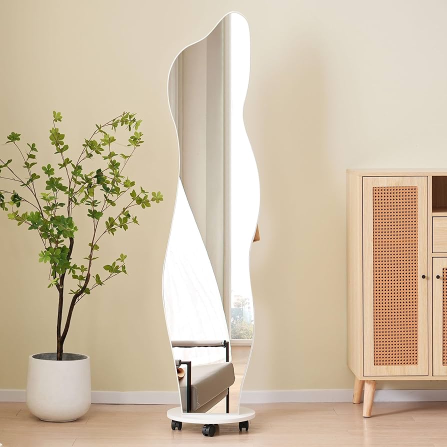 Amazon.co.jp: 全身鏡 姿見鏡 ハンガーフック イレギュラ ハンガー