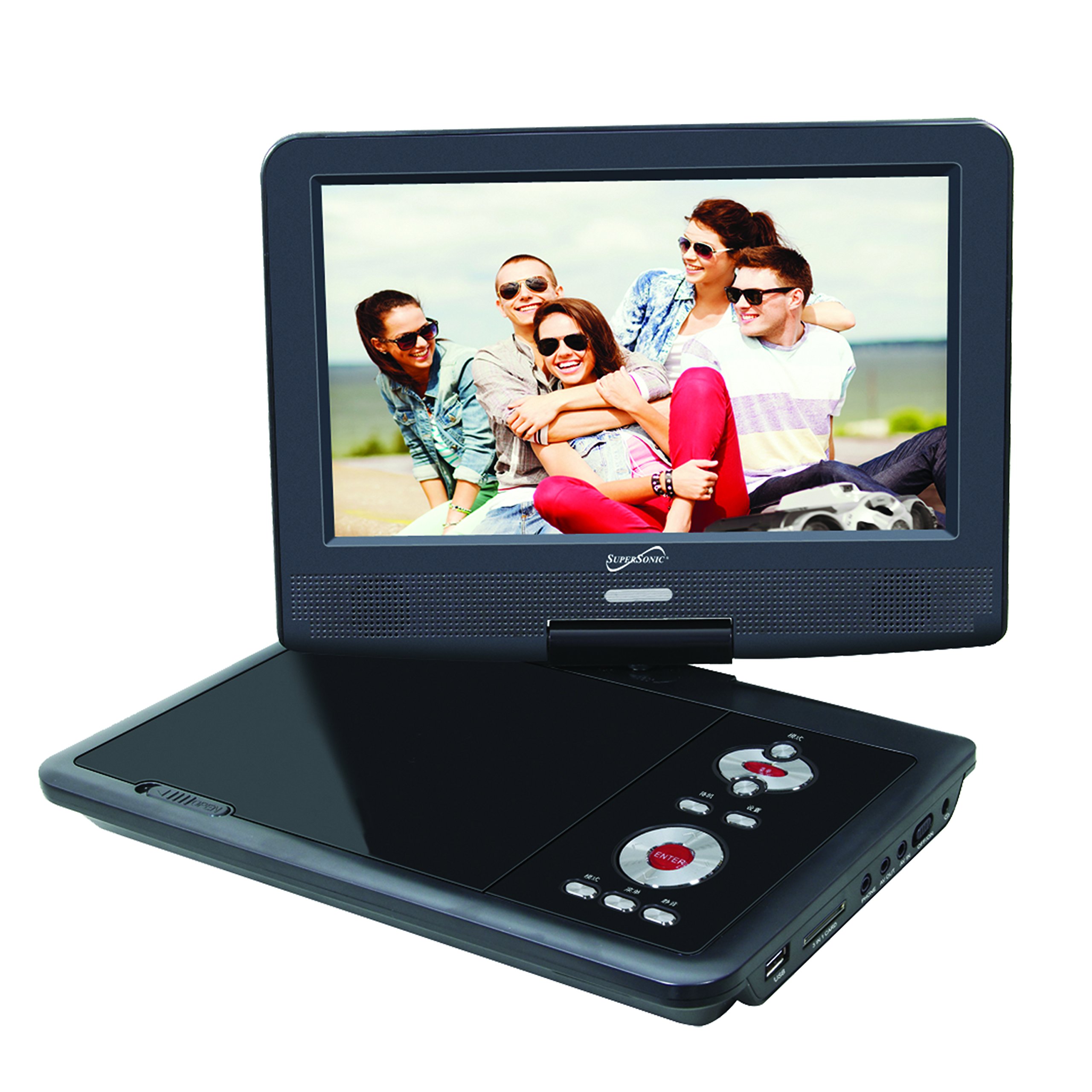 Amazon.com: Supersonic SC-259A 9-inch DVD Player LCD Swivel