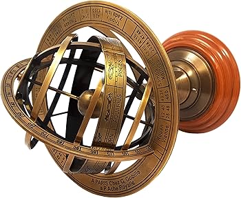 Amazon.co.jp: 真鍮航海真鍮アンティーク仕上げの天球儀 – 10 cm