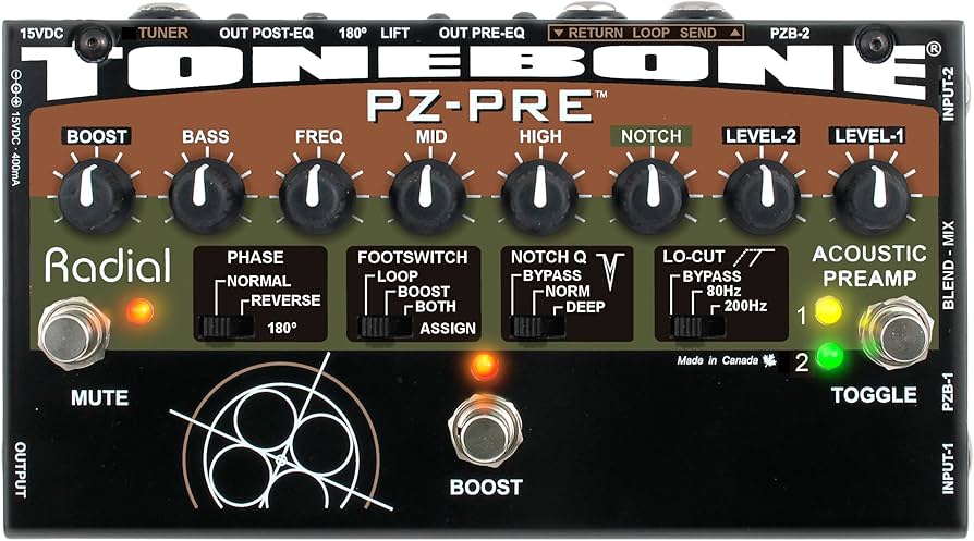 Amazon.com: Radial Tonebone PZ-Pre Acoustic Preamp : Musical