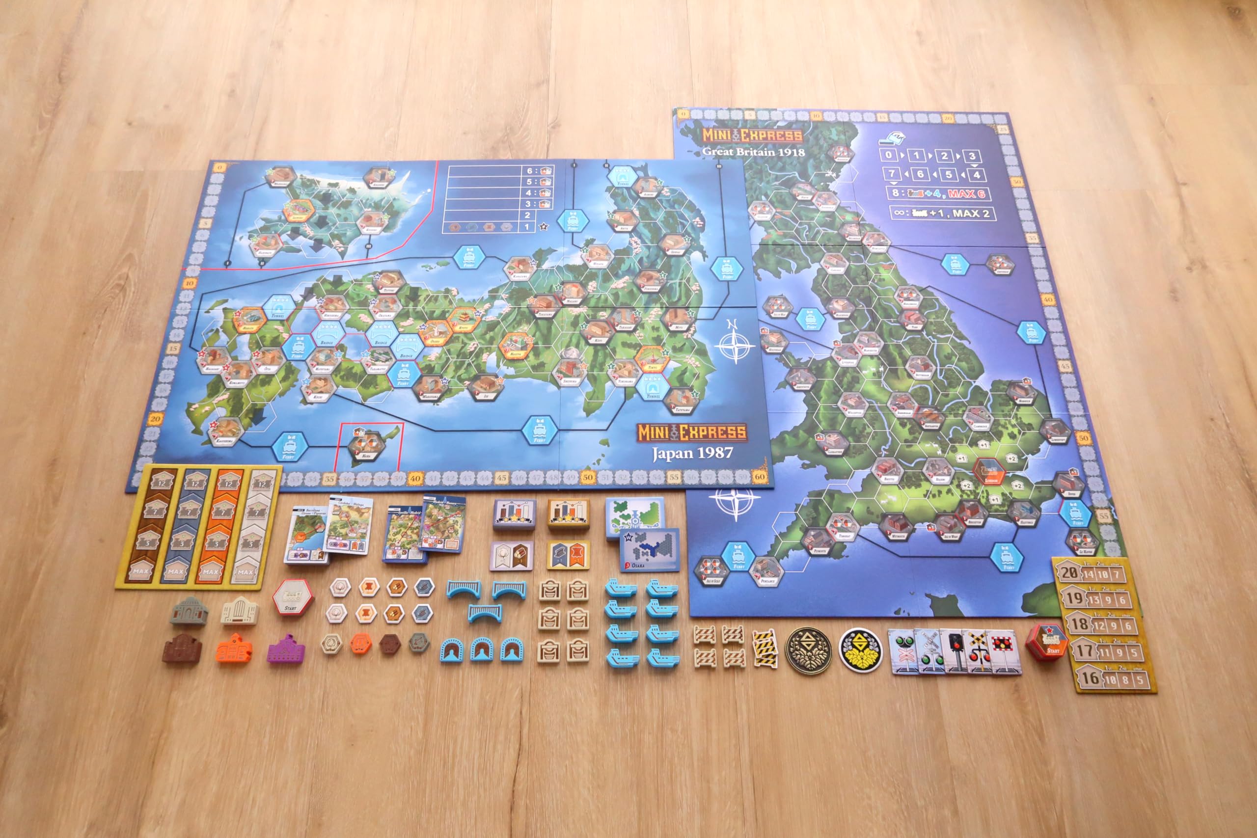 Amazon | 箱庭特急 拡張マップパック1＆2 Box | Moaideas Game Design