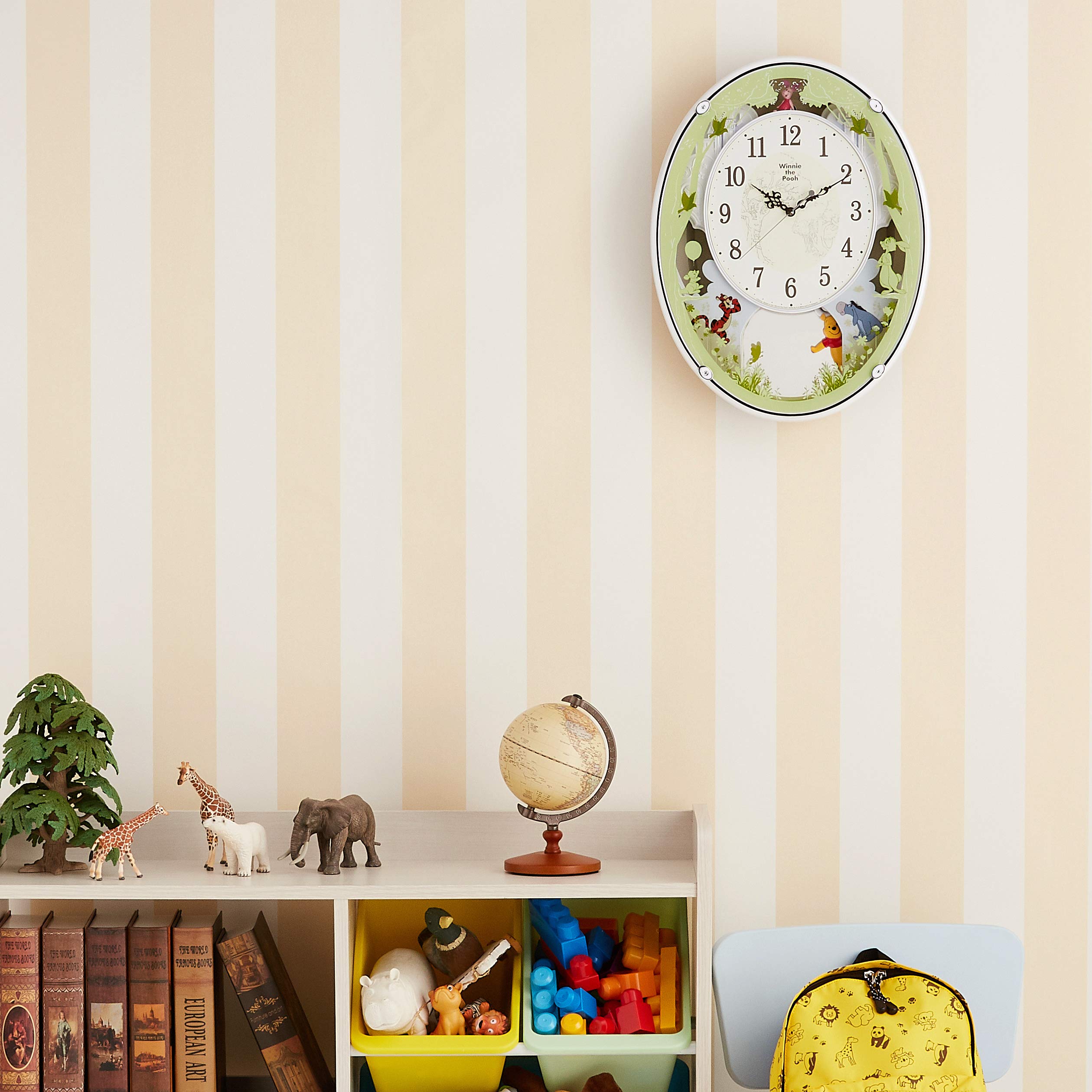 Amazon.co.jp: リズム(RHYTHM) ディズニー くまのプーさん 掛け時計