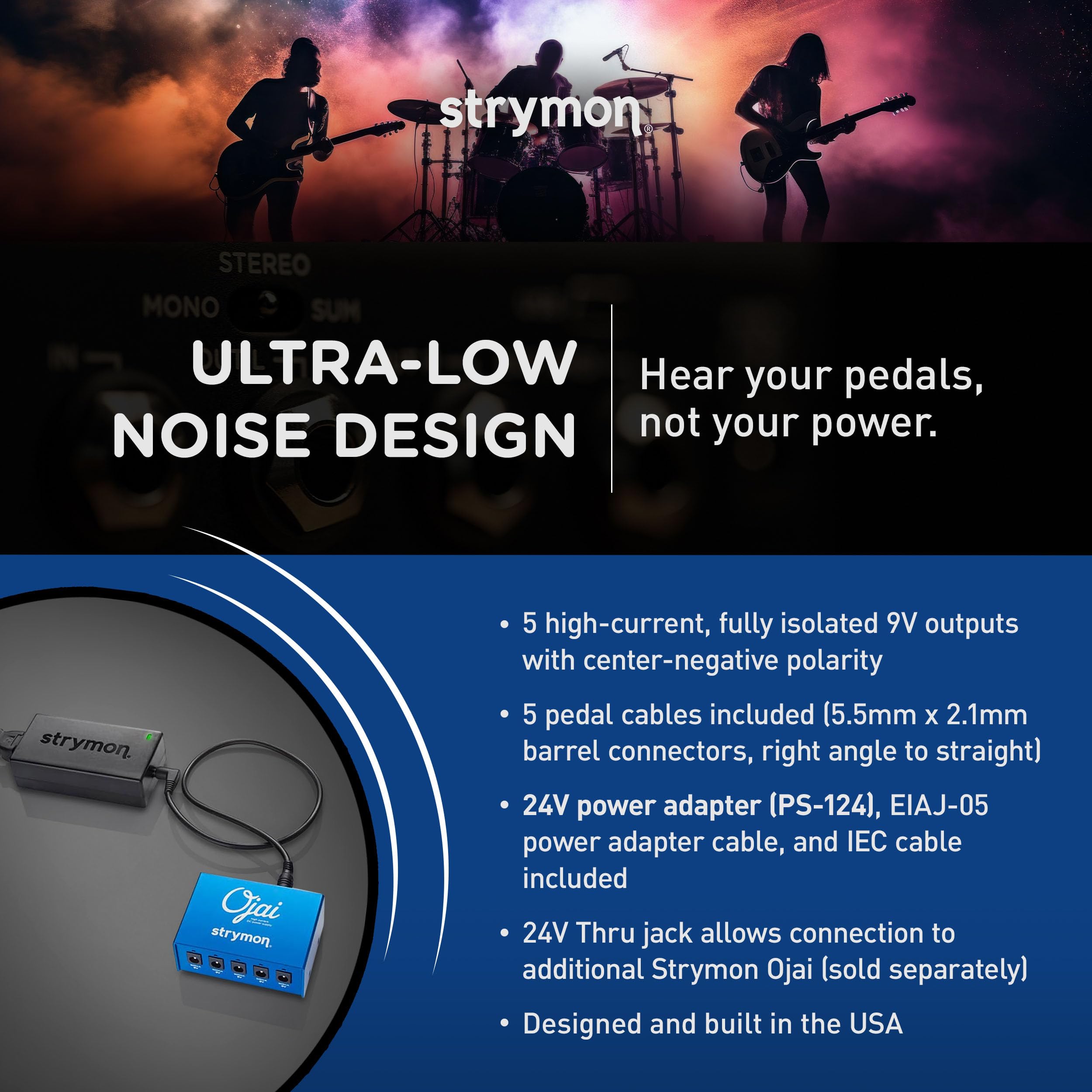 Amazon | Strymon 『Ojai』（ハイ・カレント・ DC パワー・サプライ