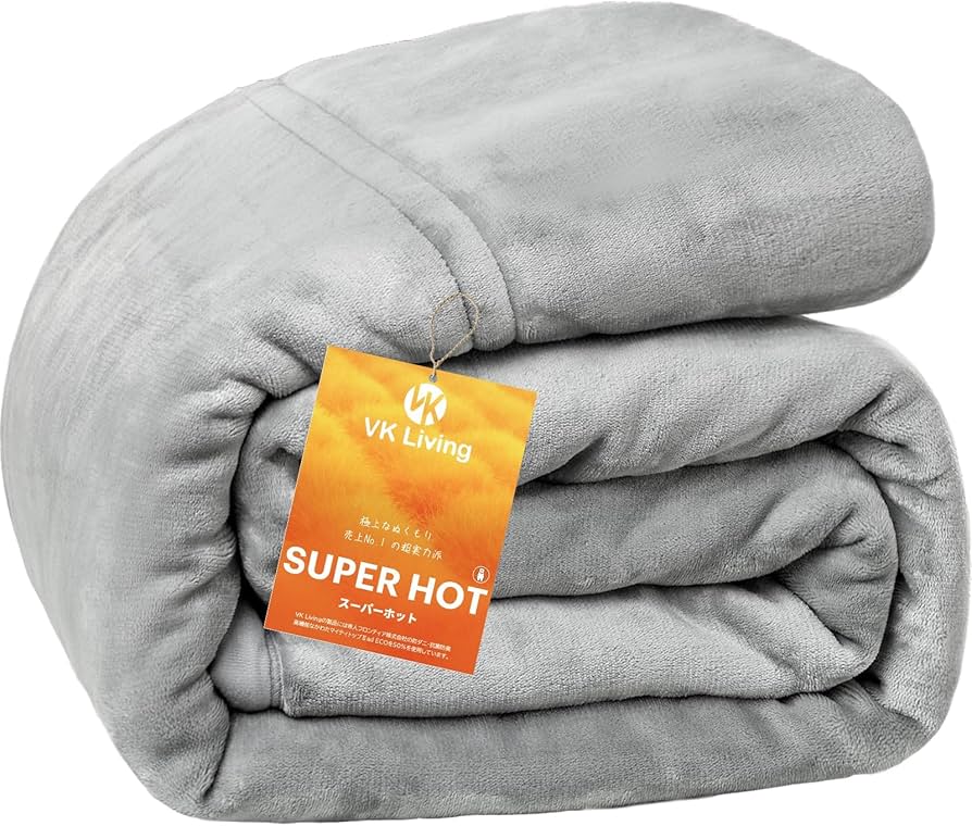 Amazon｜VK Living 毛布 二枚合わせ シングル 【瞬間超発熱・SUPERHOT