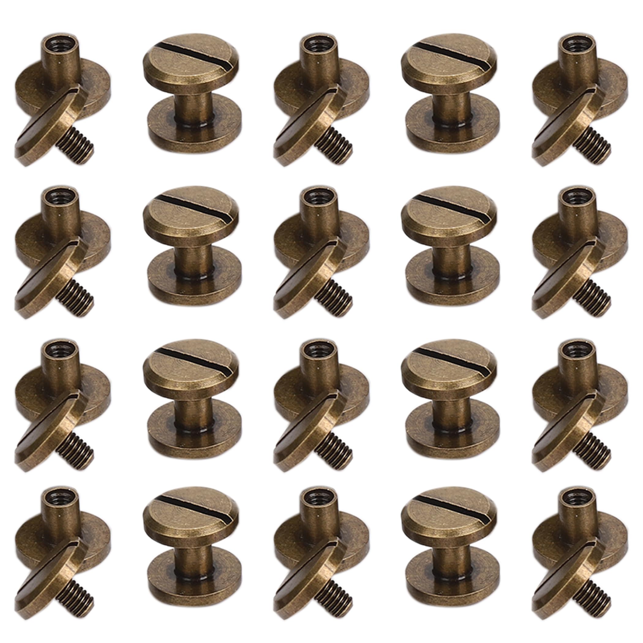 Amazon.co.jp: HAMILO シカゴスクリュー 真鍮 アンティーク 組ネジ