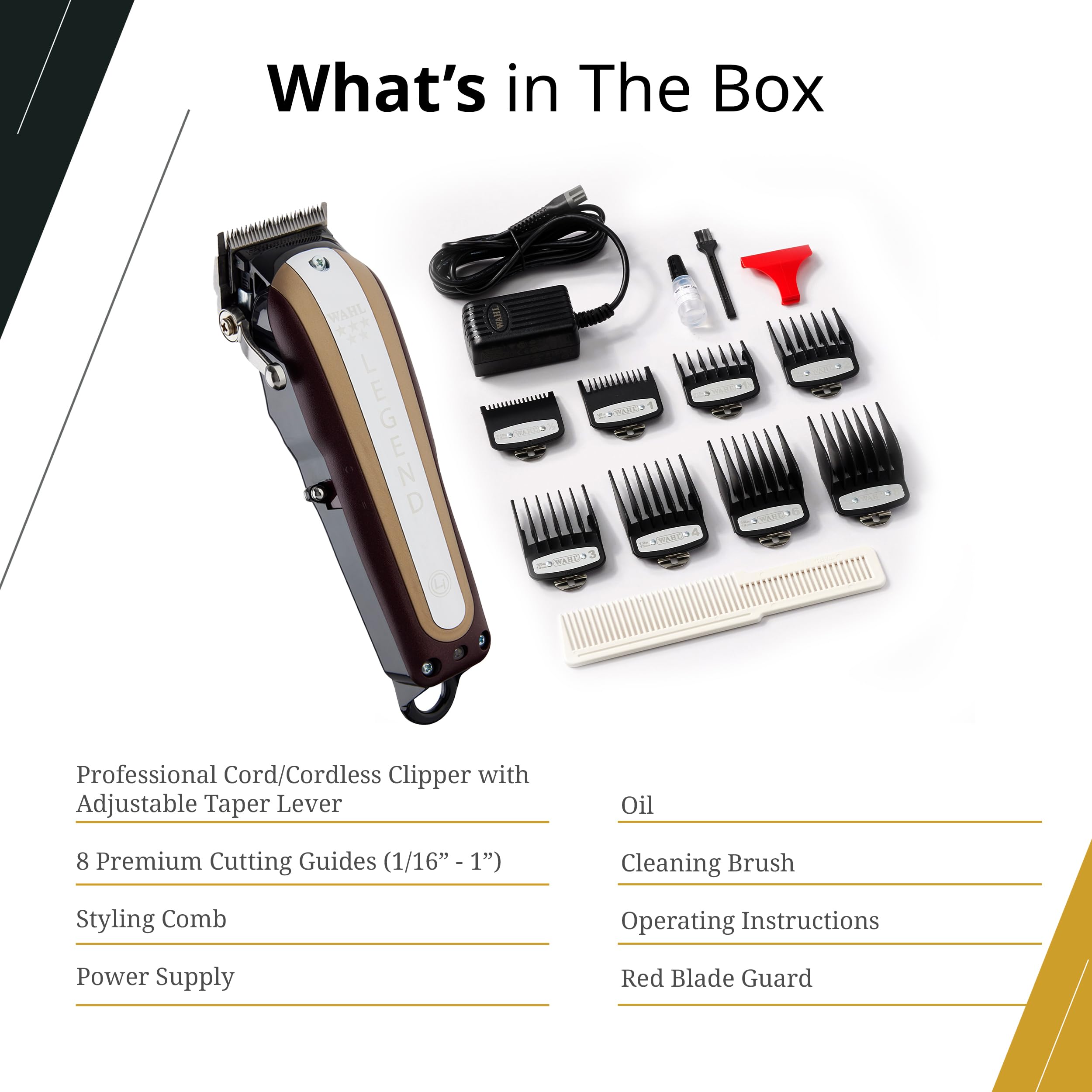 Wahl Professional Cortador de cabelo sem fio da série 5 Star