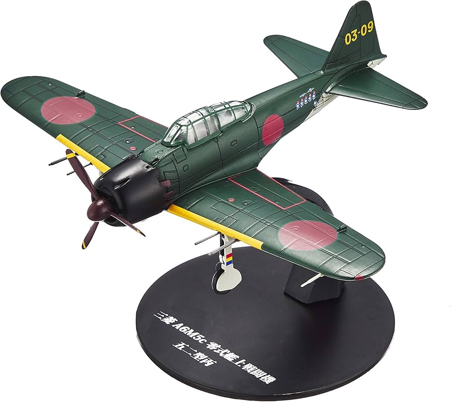 Amazon | KBウィングス(PCT) 三菱 零式艦上戦闘機 52型 スタンド付 1