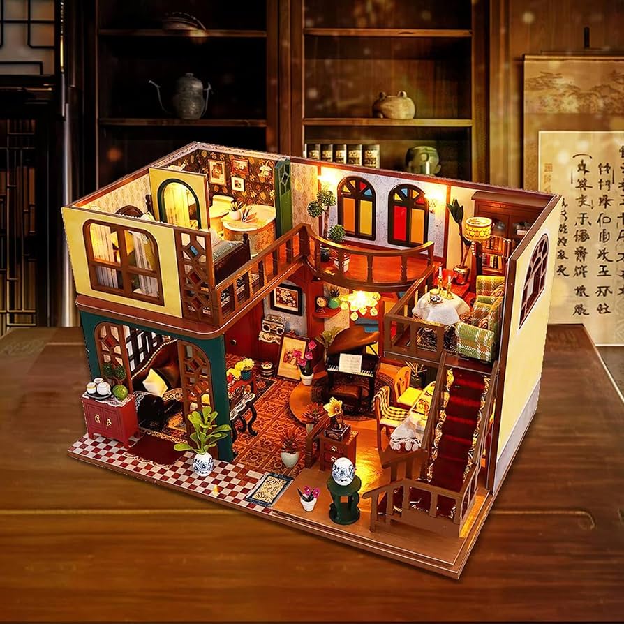 Amazon | sofiey ドールハウス 手作りキットセット ミニチュア ミニ