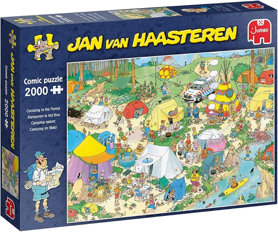 Amazon.com: Jumbo 19087 Jan Van Haasteren, Camping in The Forest