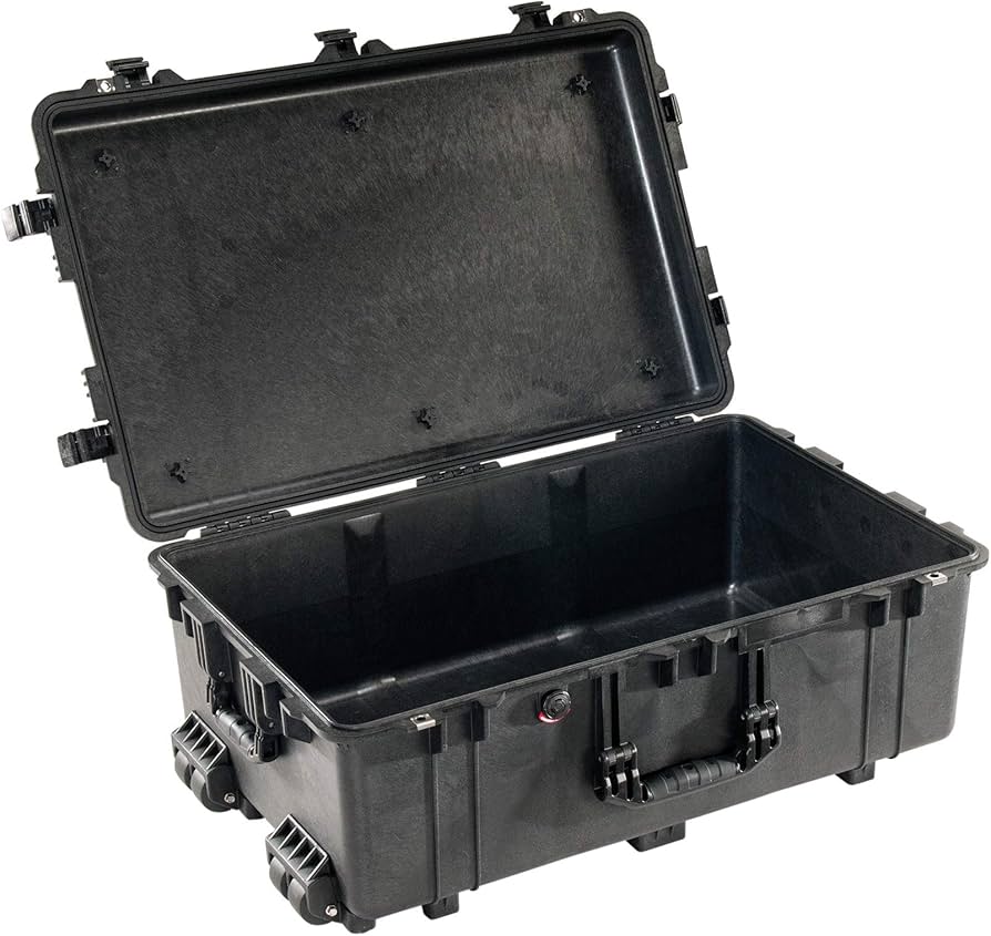 Amazon.com : Pelican 1650 Case No Foam (Black) : Diving Dry Boxes