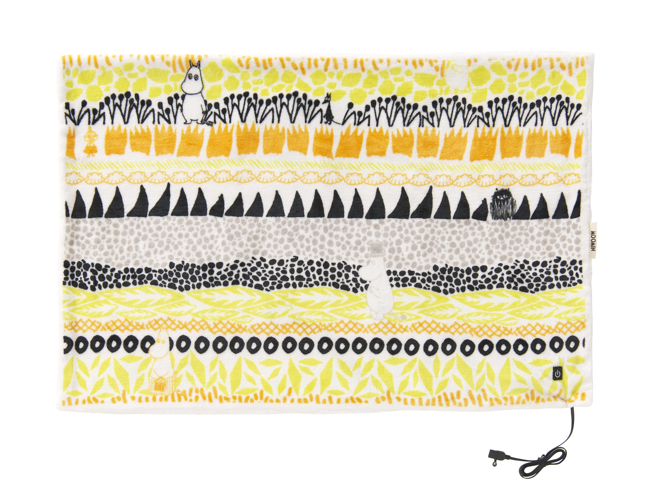 Amazon | コイズミ 電気ひざ掛け USB ブランケット ムーミン 丸洗い可