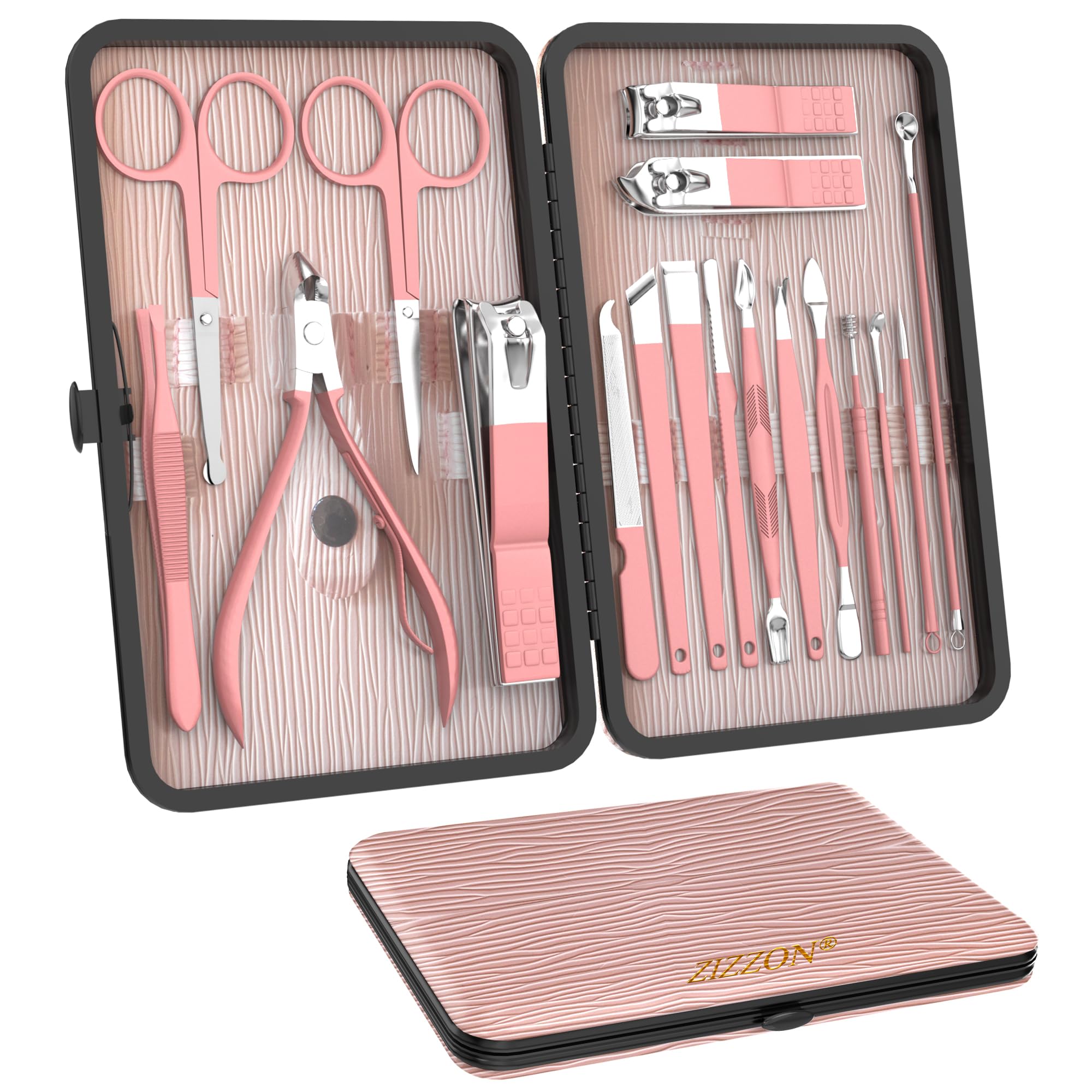 Amazon.com : ZIZZON Manicure Set 18 in 1 Professional Pedicure Set