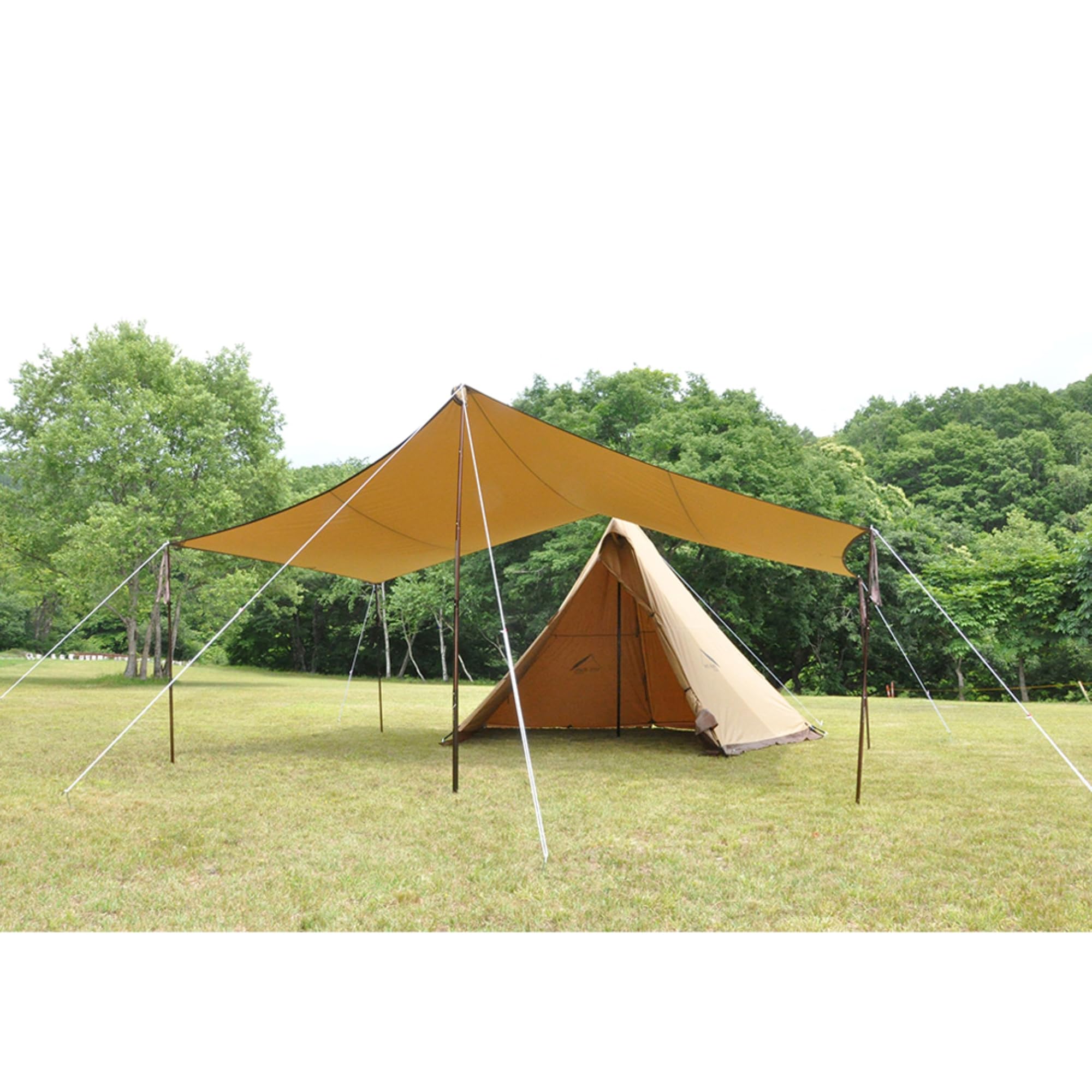 Amazon | テンマクデザイン 焚火タープ TC コネクト ヘキサ [ダック