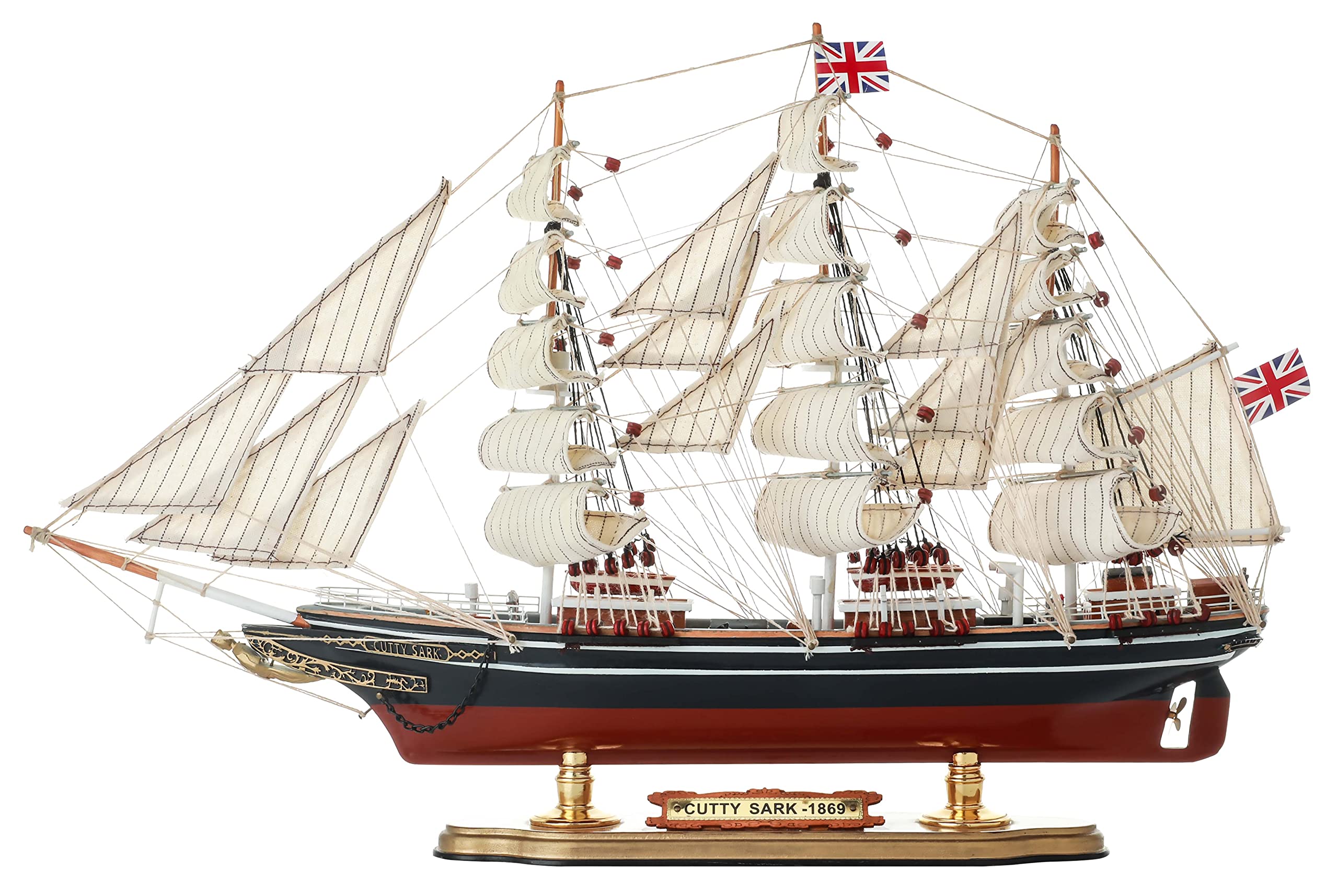 Amazon.com: SAILINGSTORY Wooden Model Ship Clipper Cutty Sark 1