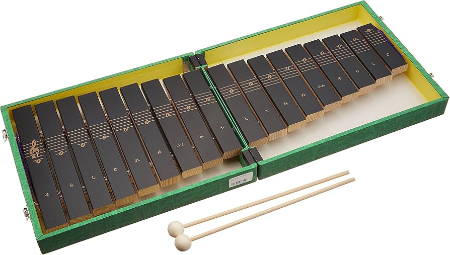 Amazon.co.jp: ゼンオン コンパクト木琴 No.184WA 緑 日本製 : 楽器