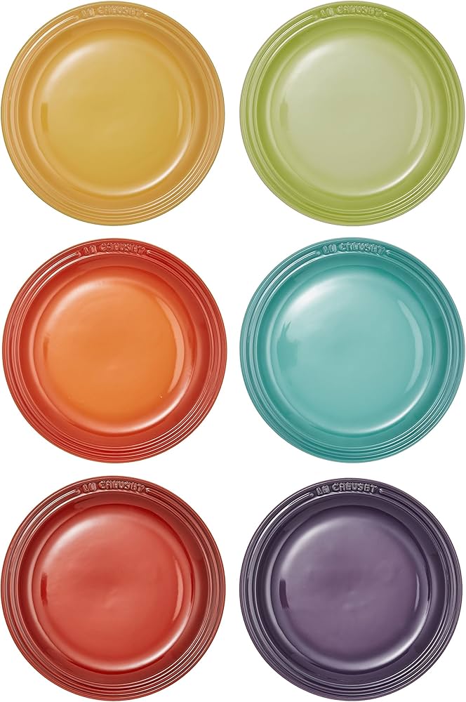 Amazon.co.jp: ル・クルーゼ(Le Creuset) 皿 ラウンド・プレート 18 cm