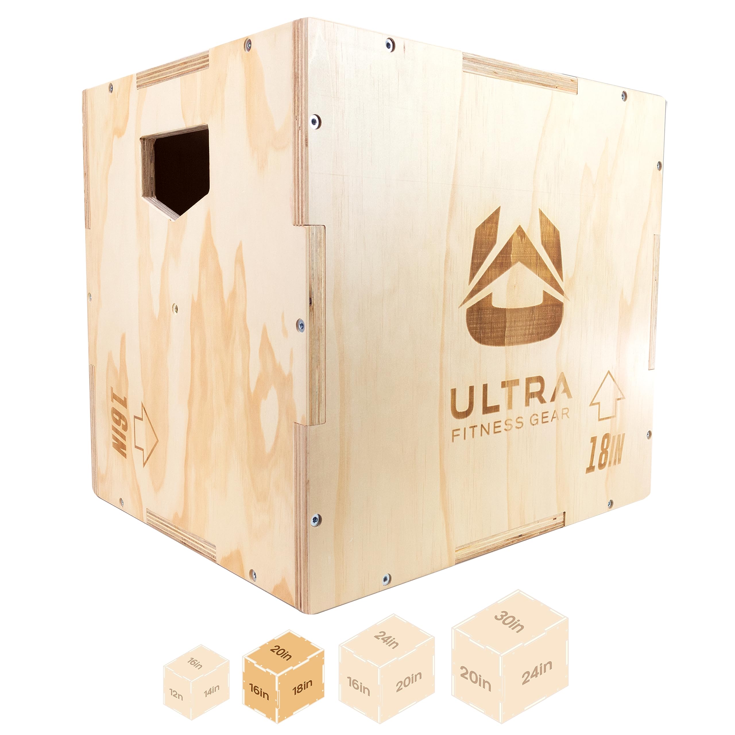 Amazon | Ultra Fitness Gear 木製プライオボックス 31プライオ