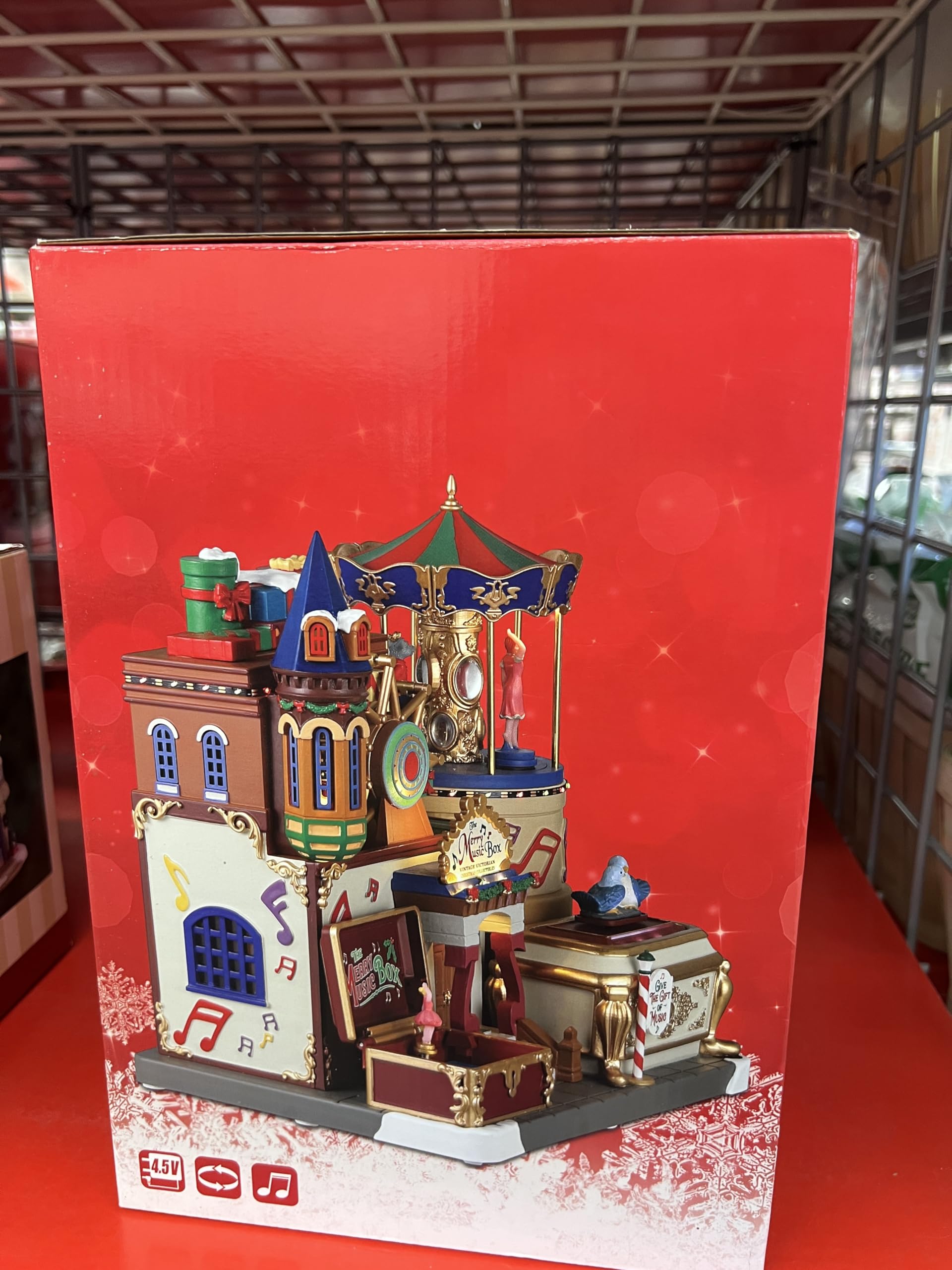 Amazon.com: Lemax The Merry Music Box, with 4.5V Adaptor #35021