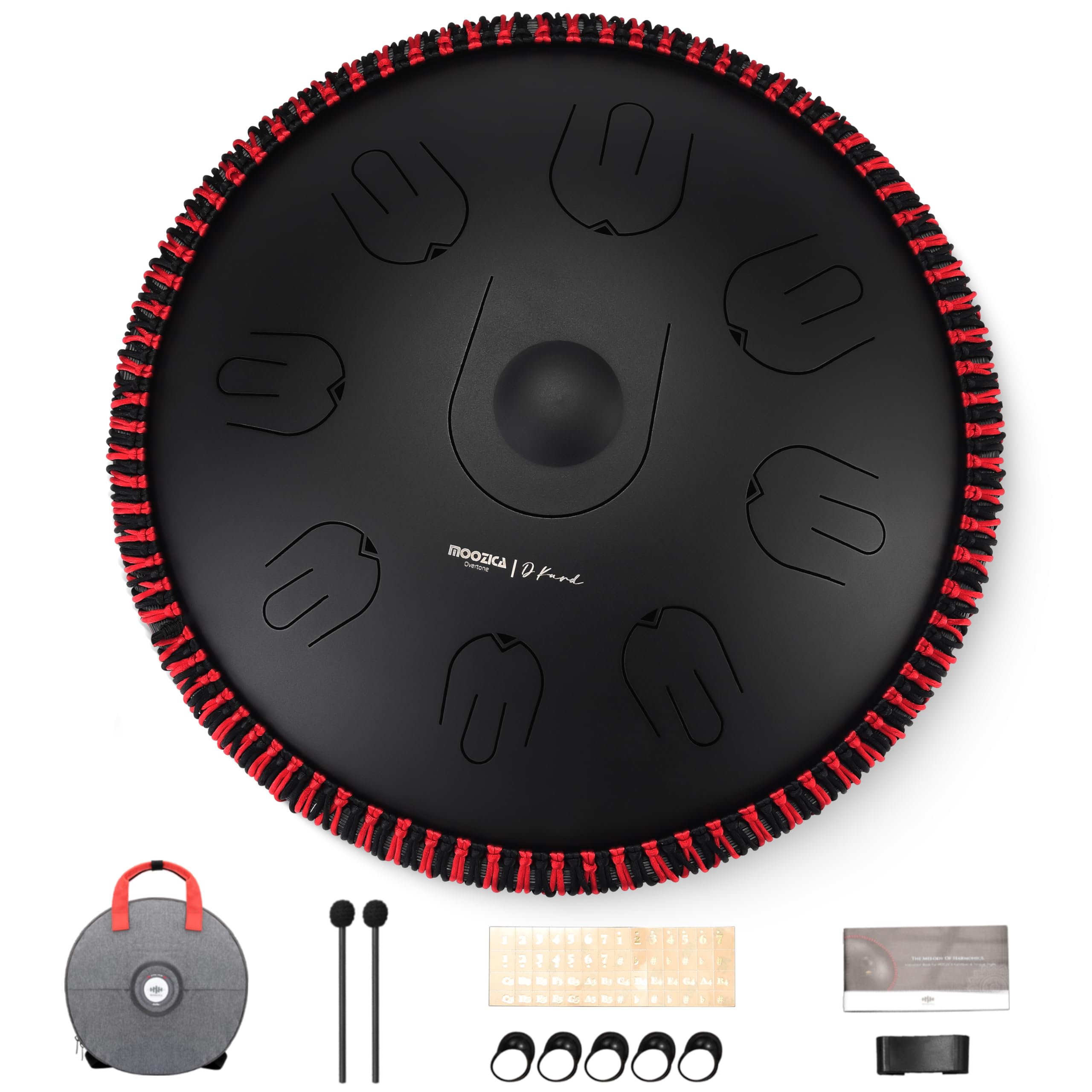 Amazon | MOOZICA スリットドラム タングドラム 14インチ 17音符 D短調