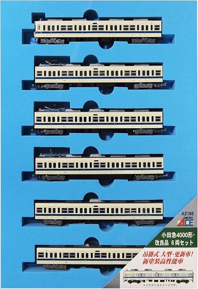 Amazon | マイクロエース Nゲージ 小田急4000形 6両セット A2186 鉄道