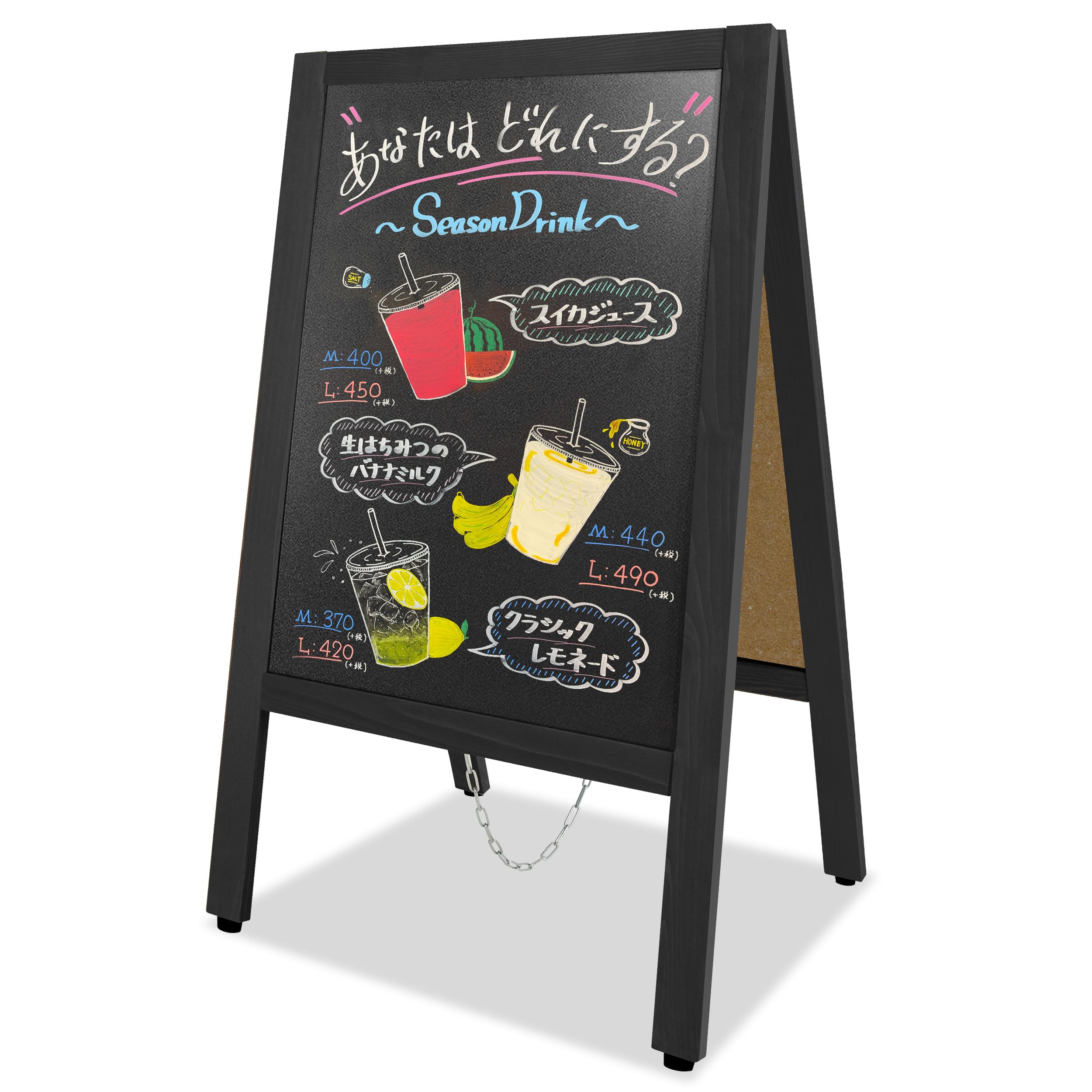 Amazon | VAIIGO A型看板 両面ブラックボード 看板 a型 立て看板