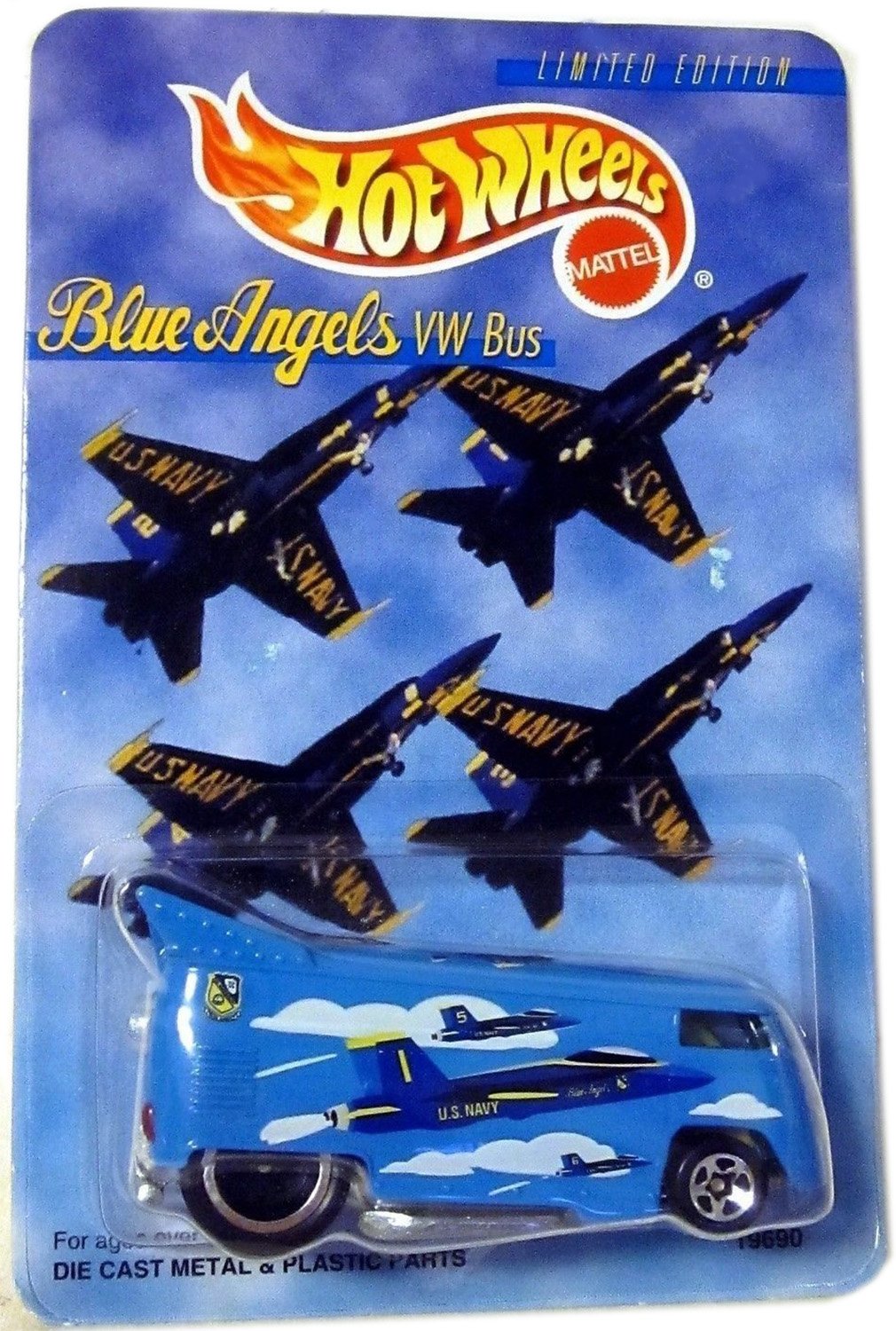 Amazon.com: Hot Wheels Blue Angels VW Bus : Toys & Games